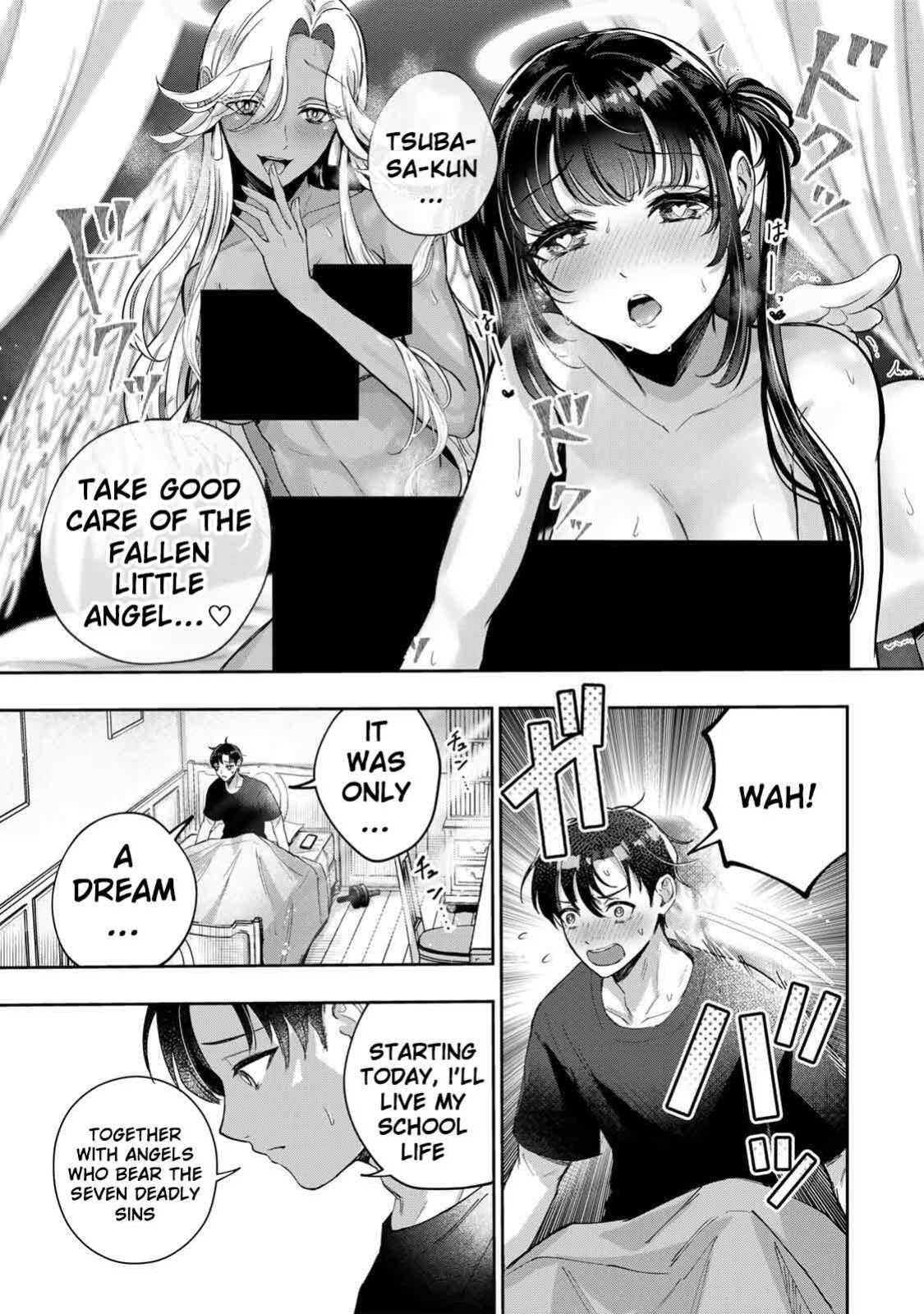 [EN] Datenshi-chan wa Ganbarenai | The Fallen Angel Girls Can’t Give It Their All [Censored] 02