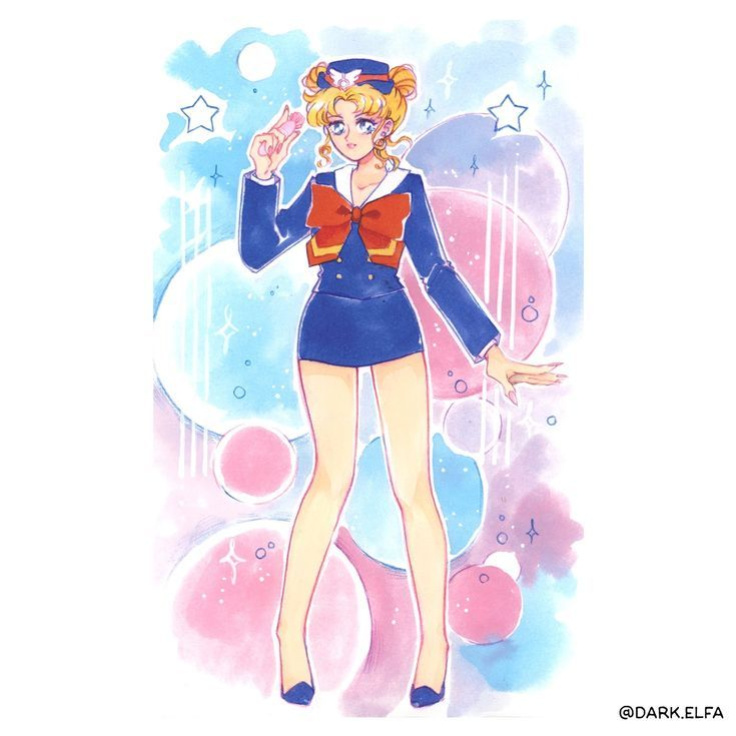 Sailor moon art compilation