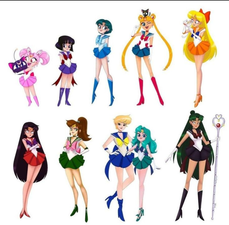 Sailor moon art compilation