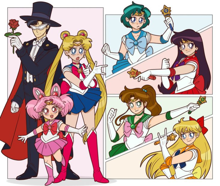 Sailor moon art compilation