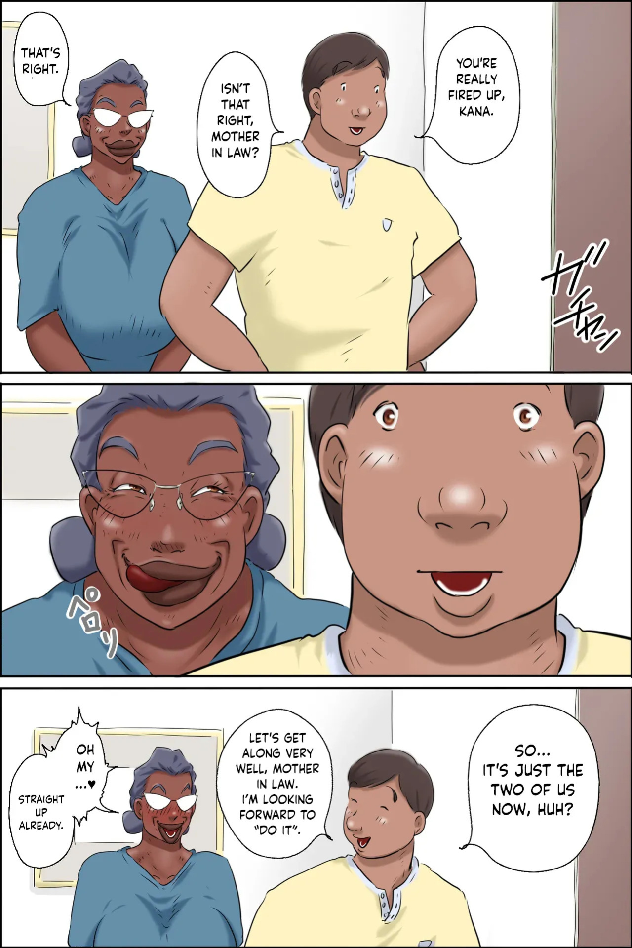 [Zenmai Kourogi] Nureru Gibo no Iru Seikatsu [Living Together WIth My Mother In Law] [English]