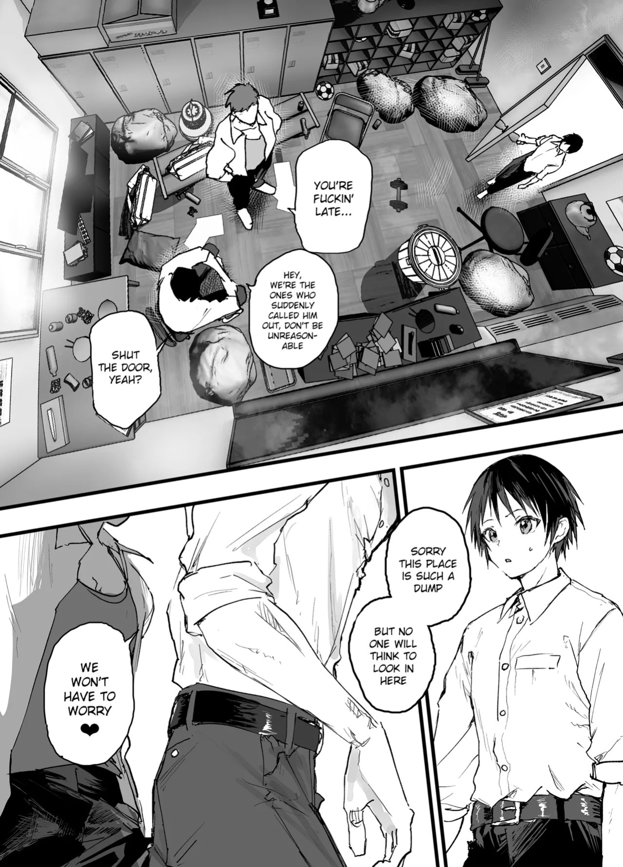 [AOQLO (orukoa)] Bukatsu no Kowai Senpai no Niku Benki ni Saretemasu. Dekamara Rinkan Shiofuki Jigoku [English] {Chin²} [Digital]