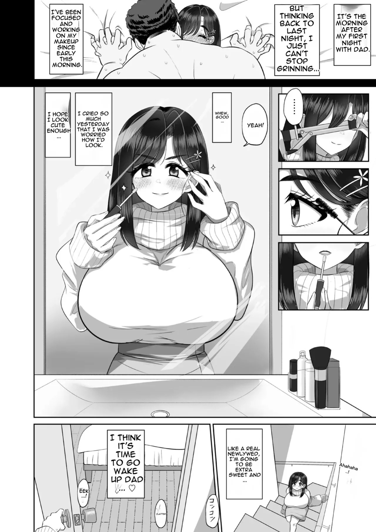 [Ken-chan no Tokoro (Kentarou)] Otou-san Seishi Dashite Muhinin Ochinpo de Byutte Shite [English] [DNTA] [Digital]