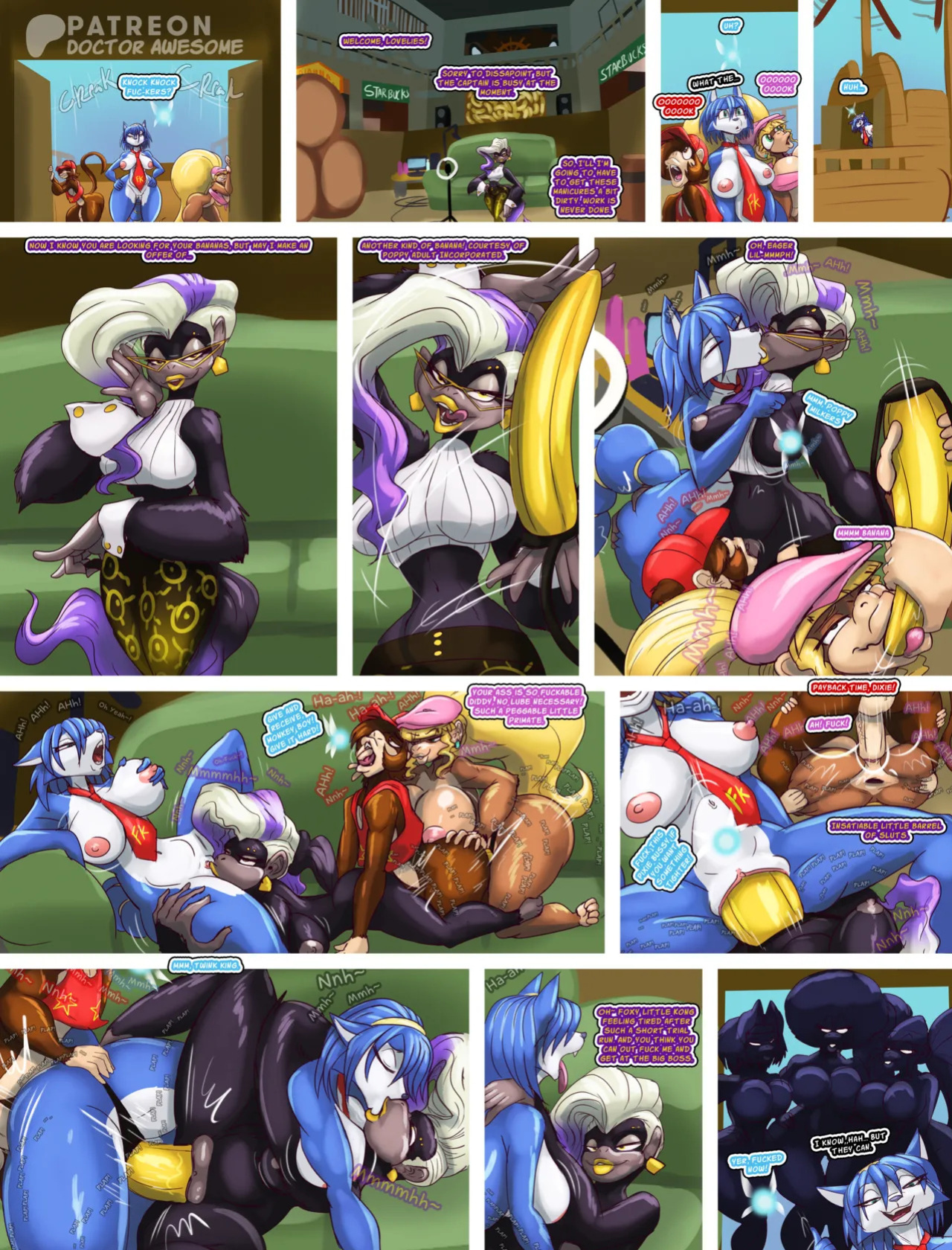 [Docter Awesome] Basque Comic: Krystal Fucks Up Ch.1-4 (Ongoing)
