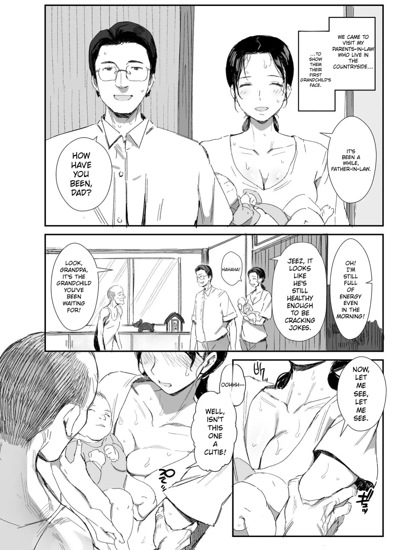 [Onodera] A Perverted Father-in-Law Living in the Countryside and His Daughter-in-Law Raising Children