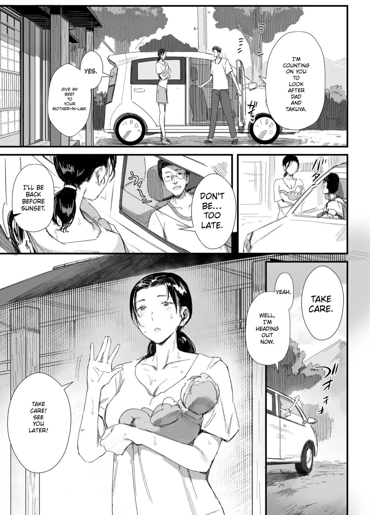 [Onodera] A Perverted Father-in-Law Living in the Countryside and His Daughter-in-Law Raising Children