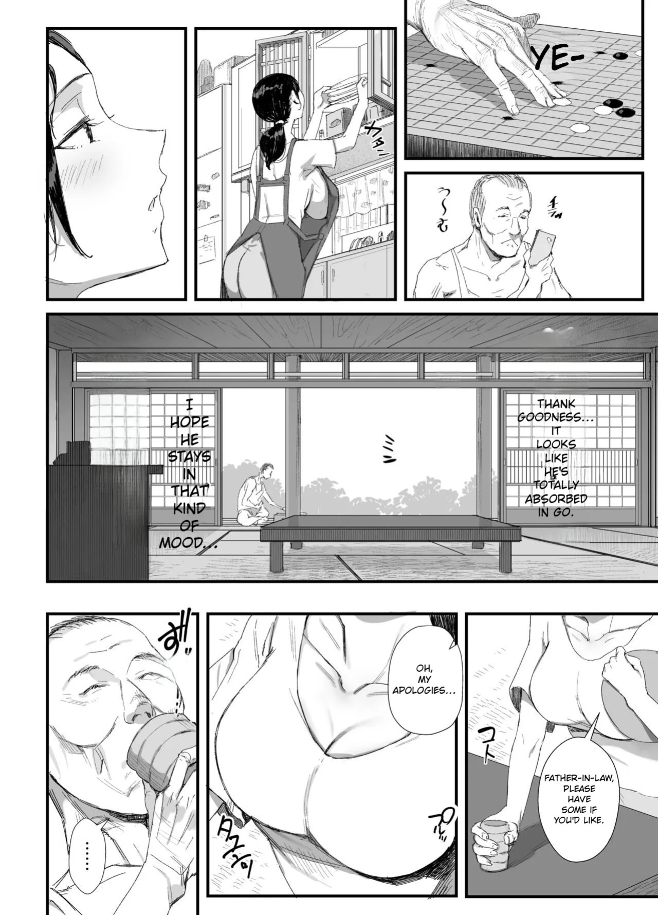 [Onodera] A Perverted Father-in-Law Living in the Countryside and His Daughter-in-Law Raising Children