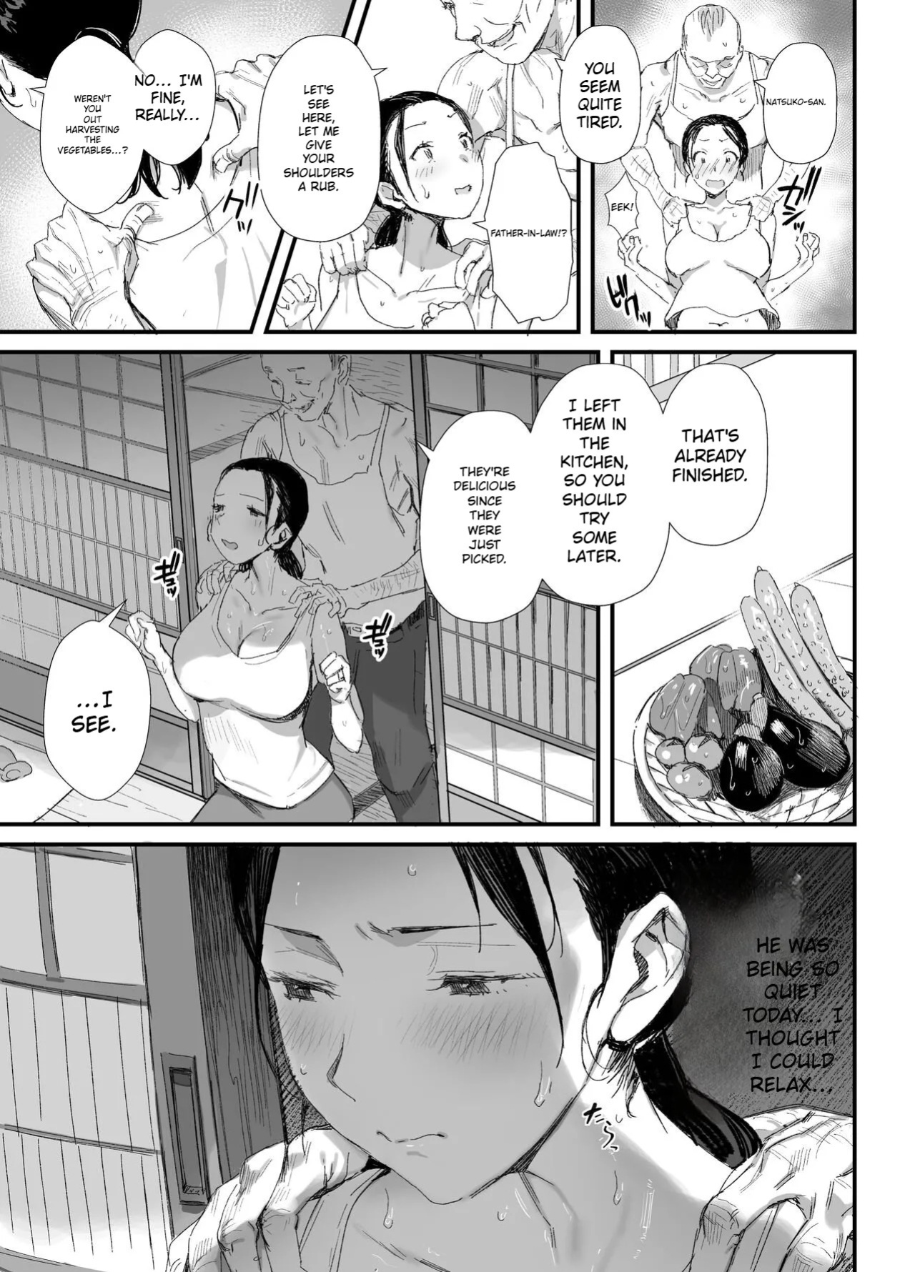 [Onodera] A Perverted Father-in-Law Living in the Countryside and His Daughter-in-Law Raising Children