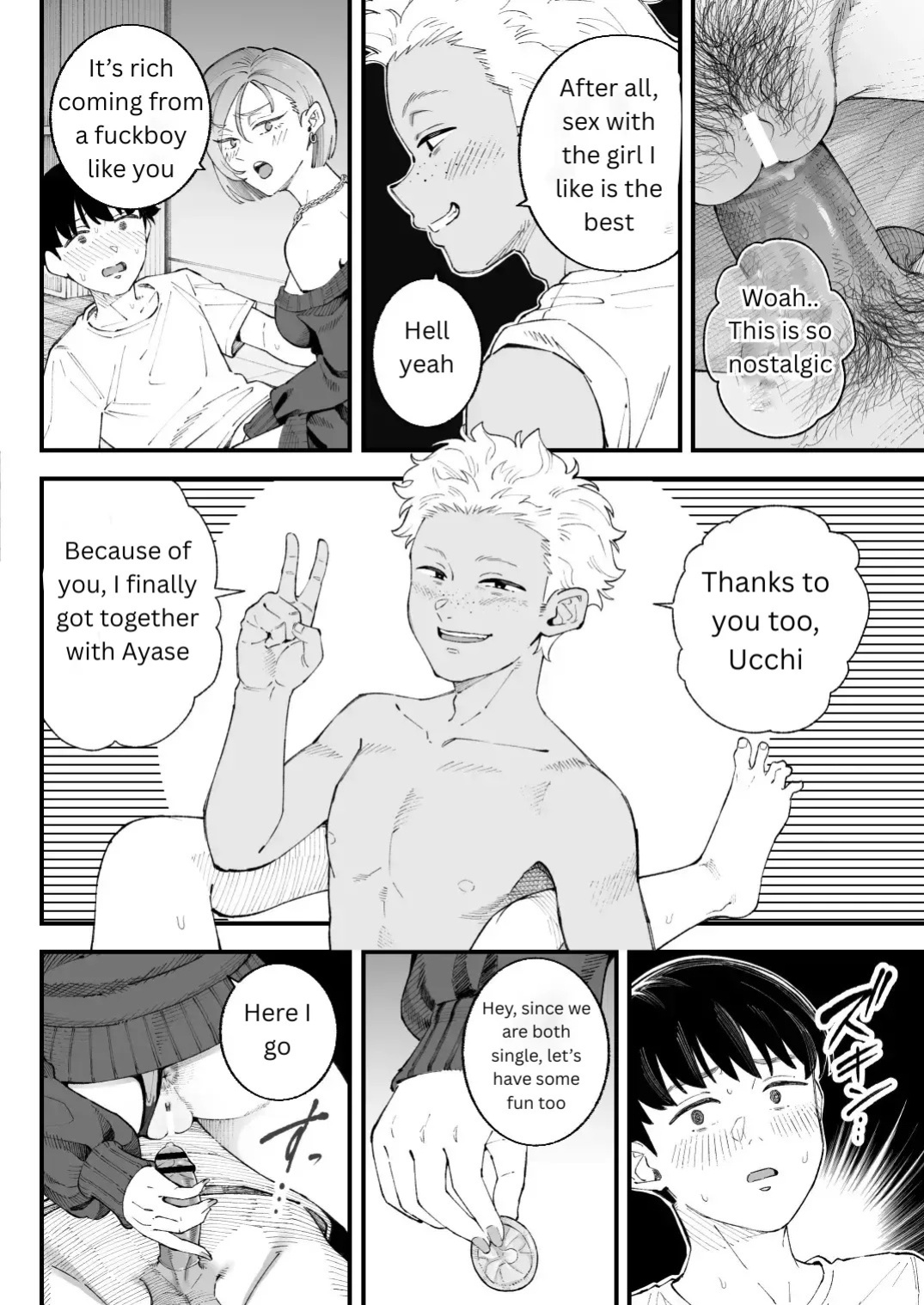 [Hameyama Cola] Boku to Aitsu to Ano Ko to Kanojo. - Me, Him, the Girl and Her [English]