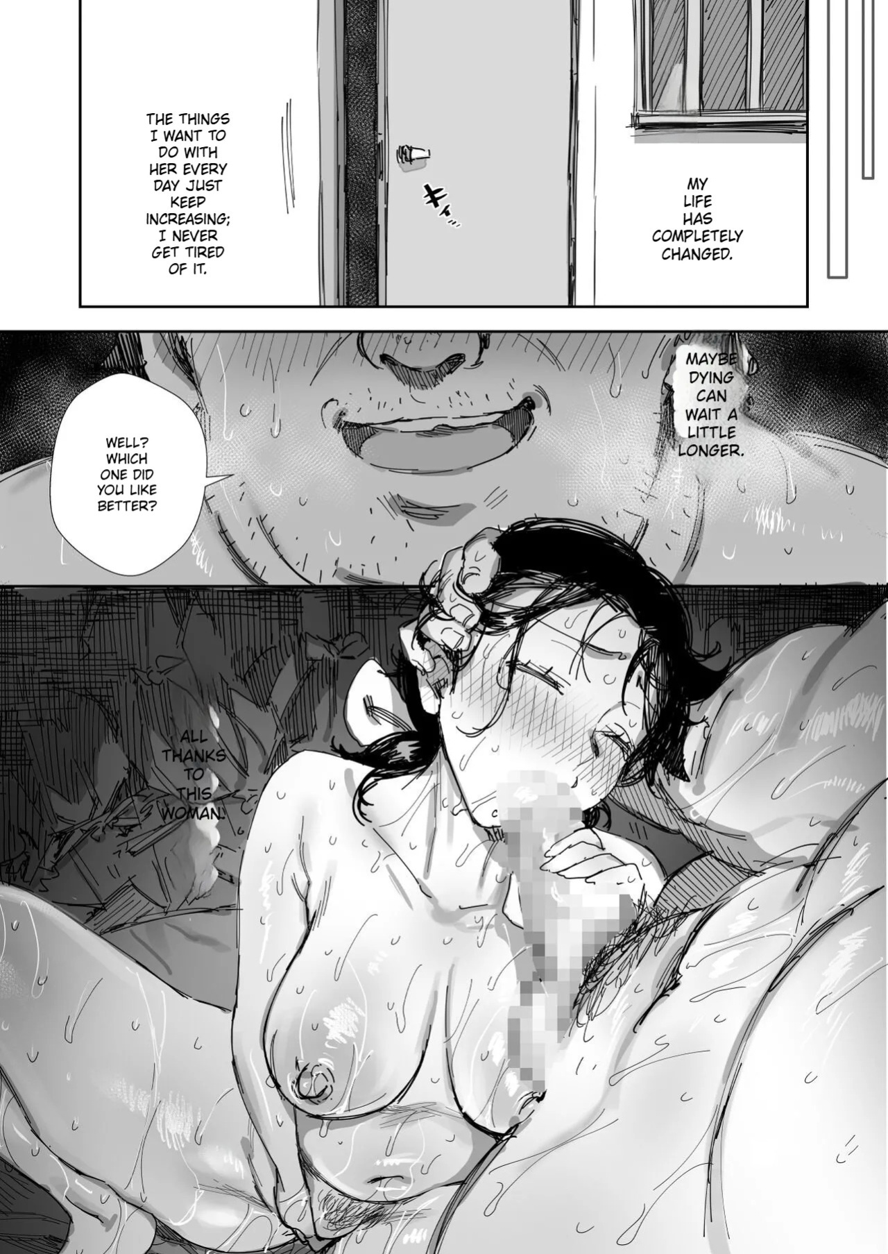[Onodera] A Kind-Hearted, Foolish, Big-Breasted Housewife Is Seduced By Her Neighbor, A Man With A Trashy Apartment