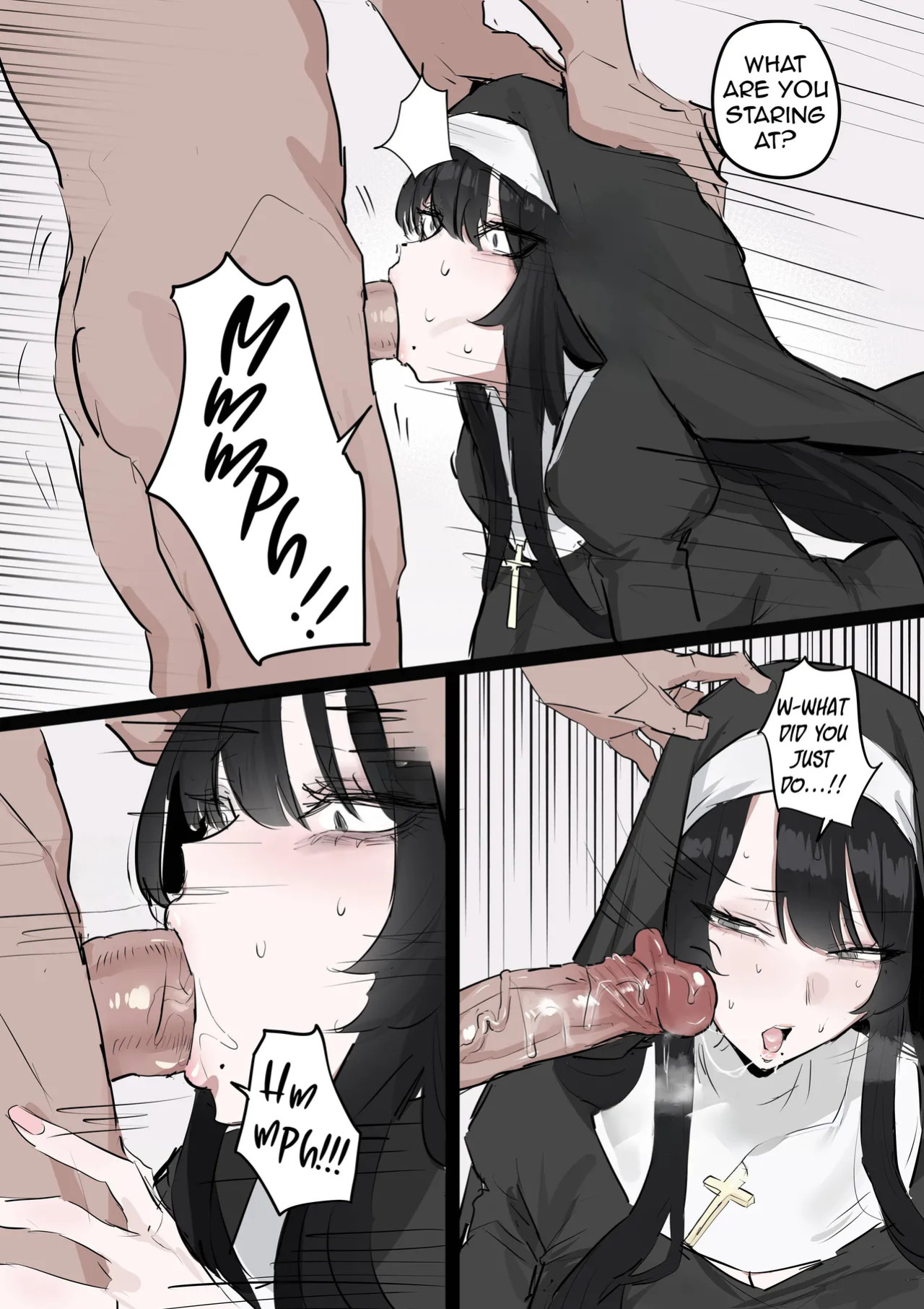 [kkan] Teaching a devoted nun sex education using my dick [Decensored]