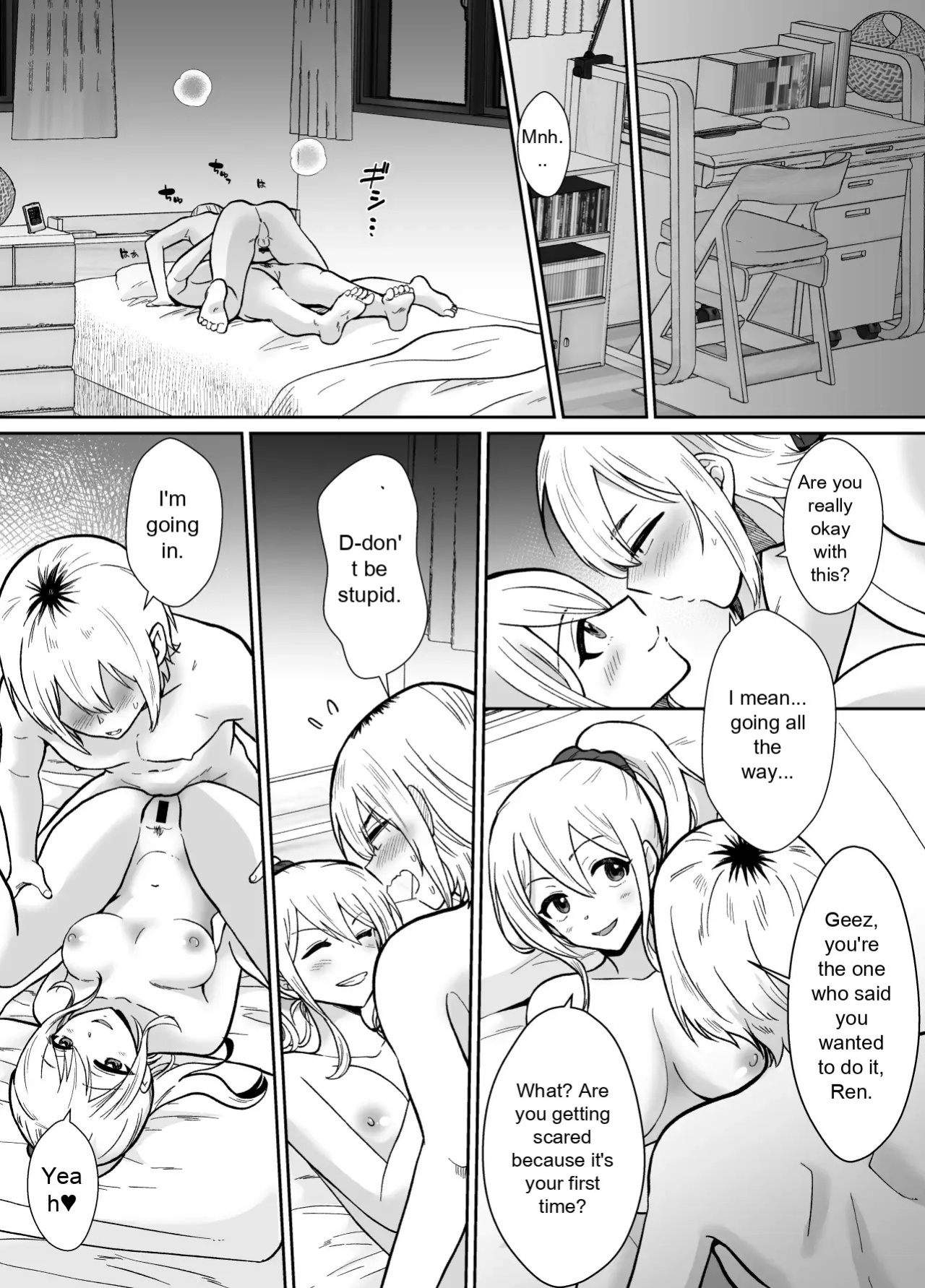 He's being held by her father