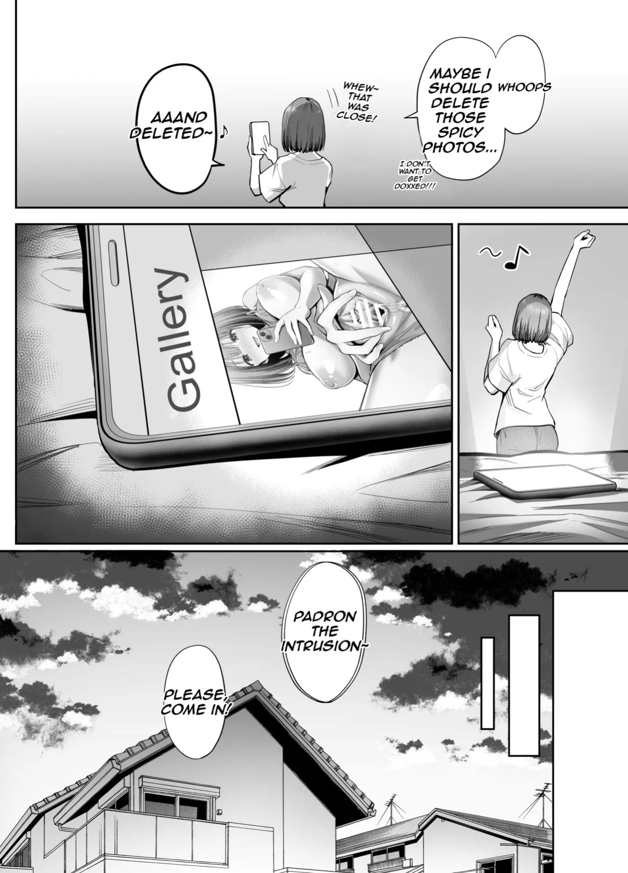 [Honshiro Nikori] Ura Aka Joshi no Jidori Ero Gosoushin | A Girl with a Secret-Account Accidentally Sends a Lewd Selfie [English] [Digital]