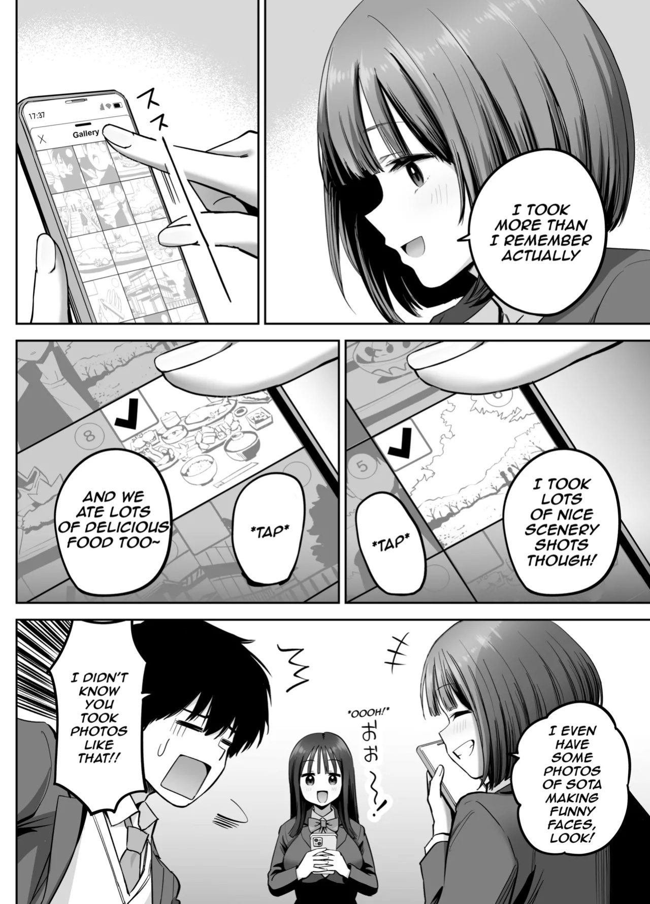 [Honshiro Nikori] Ura Aka Joshi no Jidori Ero Gosoushin | A Girl with a Secret-Account Accidentally Sends a Lewd Selfie [English] [Digital]