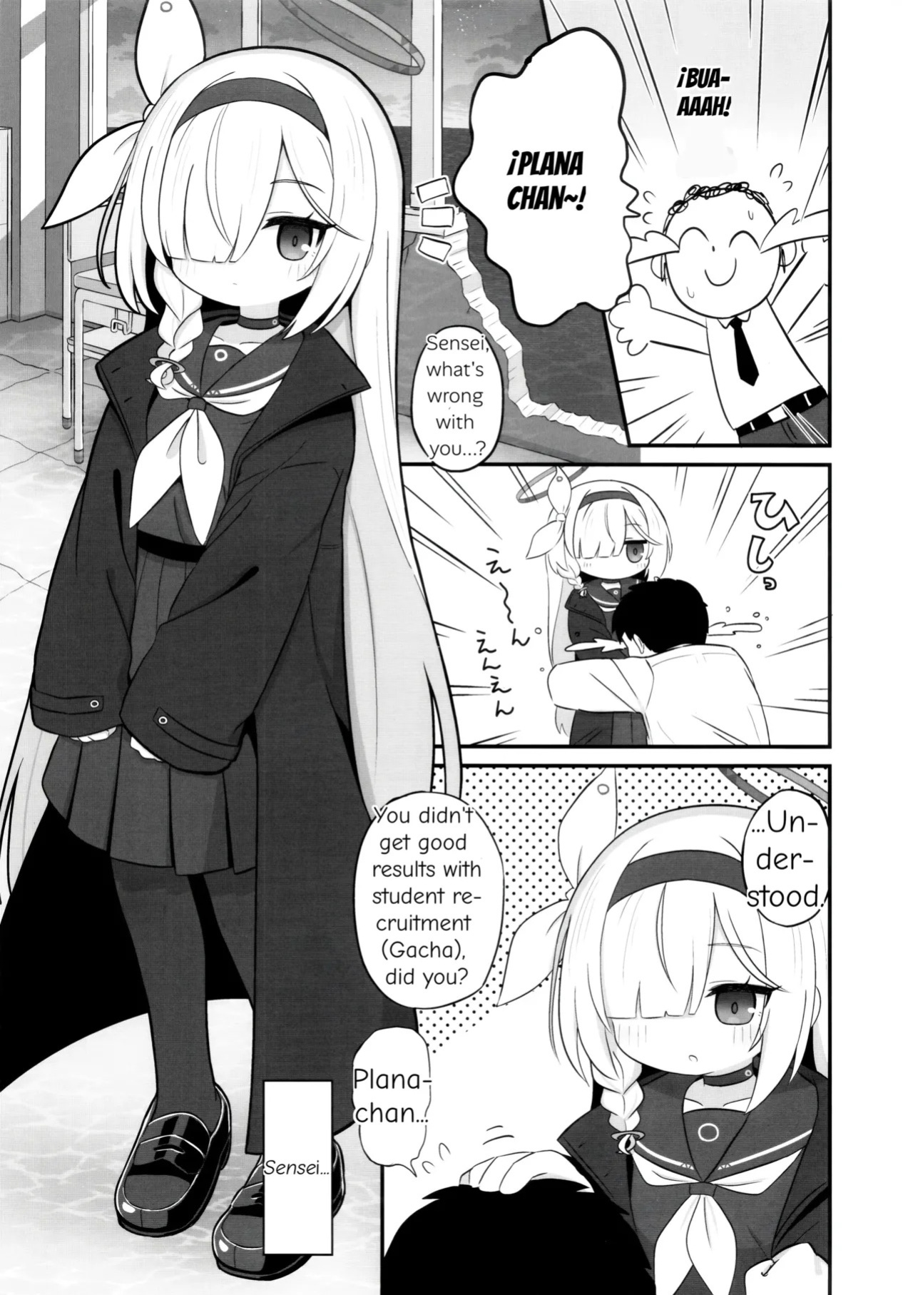 (C105) [Kemomimi-chanya (Naga U)] Gacha de Tenjou Shita no de Plana-chan ni "Nagusamete" Morau Hon (Blue Archive)
