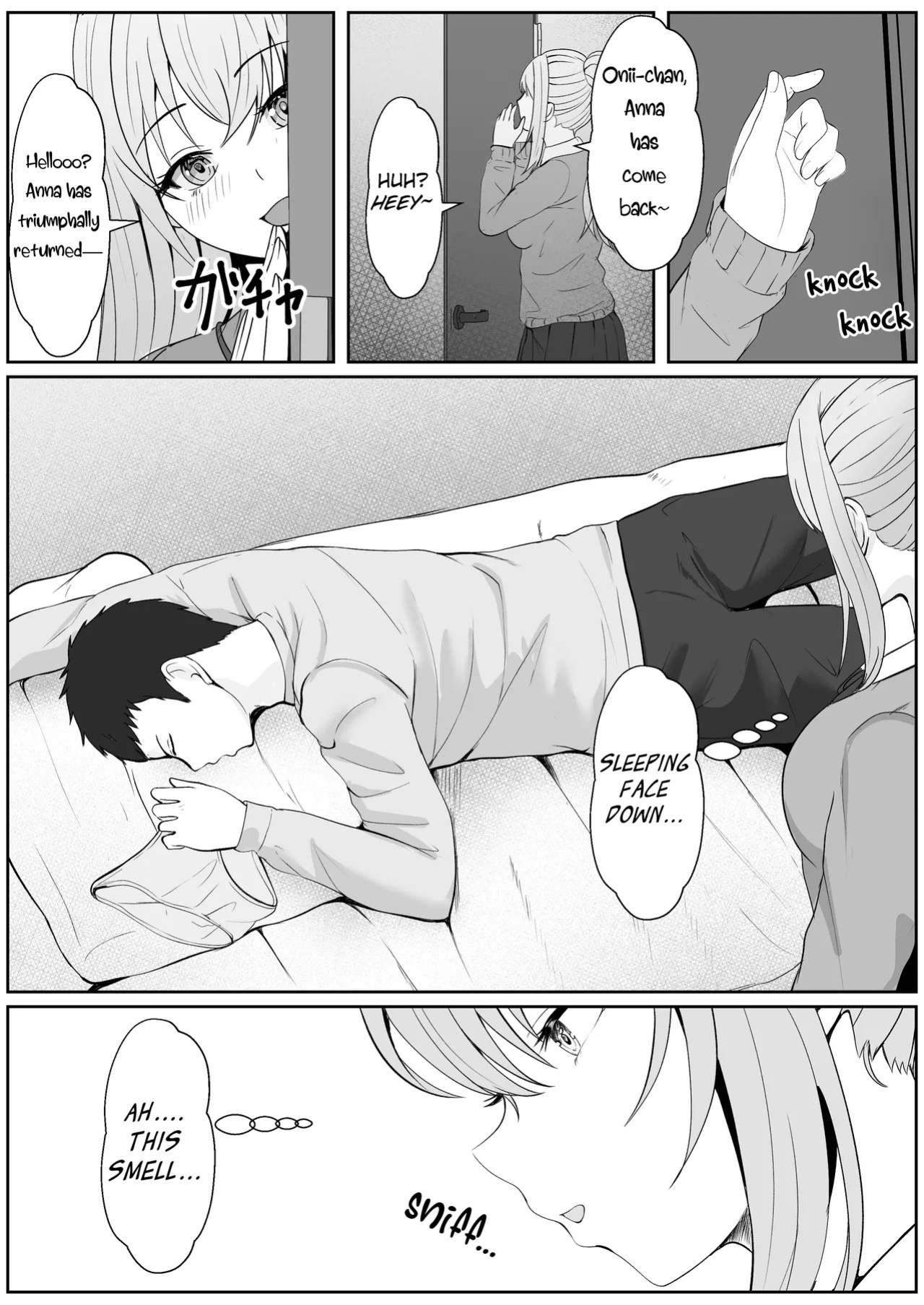 [Sanbalkin] Half Gimai to no Amai Nichijou to Noumitsu Sex 3 [English]