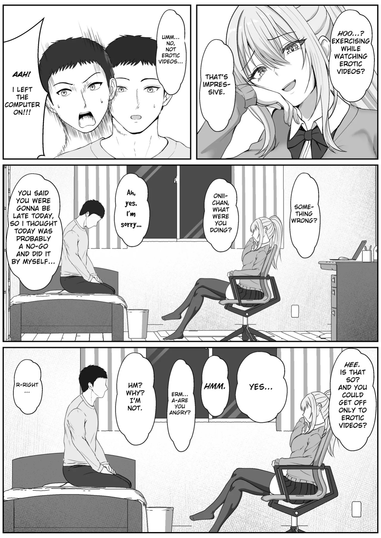 [Sanbalkin] Half Gimai to no Amai Nichijou to Noumitsu Sex 3 [English]