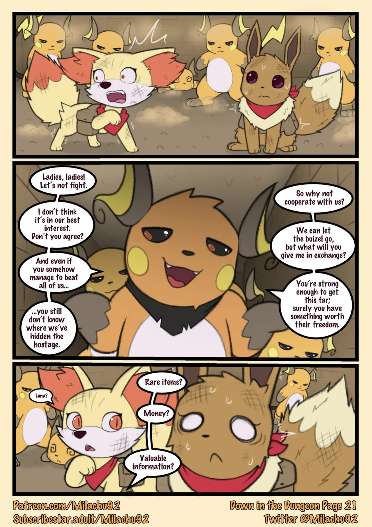 Down in to the dungeon (Milachu 92) [English] (ongoing)