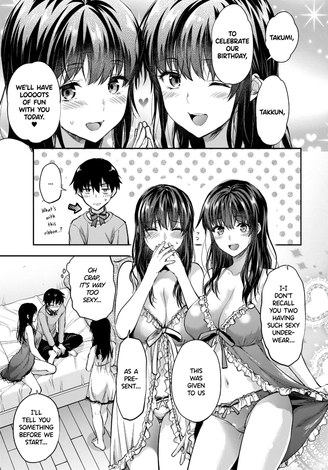 (C95) [Lv.X+ (Yuzuki N Dash)] Futago Ane + Omake no Hon | Twin Sisters + Bonus Book [English] [Team Koinaka] [Aishi21]