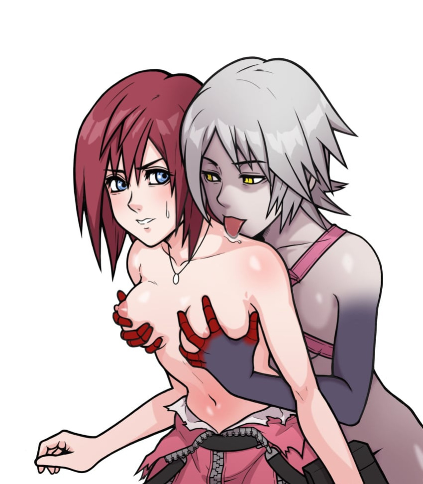 Aqua, lesbian artwork (Kingdom Hearts).