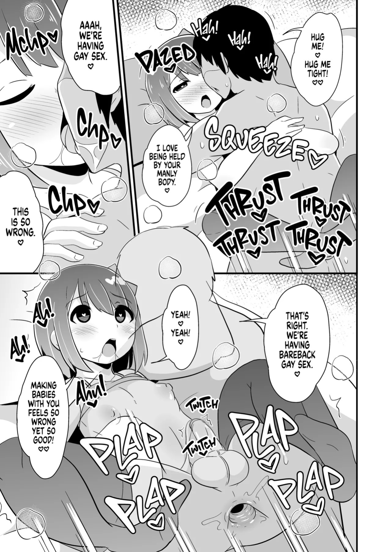 [CHINZURI BOP (Chinzurena)] Homo Sex no Risk o Tsutae Tai | The Risk of Gay Sex [English] {2d-market.com} [Decensored] [Digital]