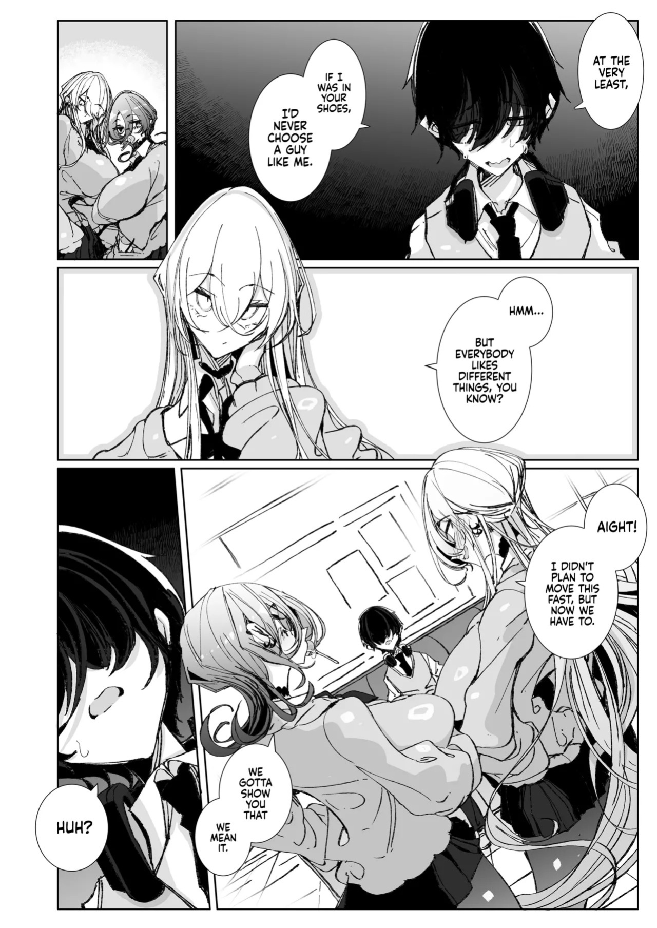 [Metro Notes (Tsumetoro)] Ja, Kyou kara Otaku-kun wa Watashi-tachi no Karepitte Koto de! | Sorry, Nerd, but You're Our BF Now! [English] {2d-market.com} [Decensored] [Digital]