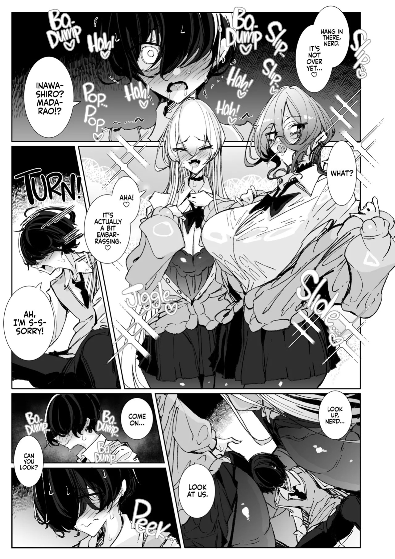 [Metro Notes (Tsumetoro)] Ja, Kyou kara Otaku-kun wa Watashi-tachi no Karepitte Koto de! | Sorry, Nerd, but You're Our BF Now! [English] {2d-market.com} [Decensored] [Digital]