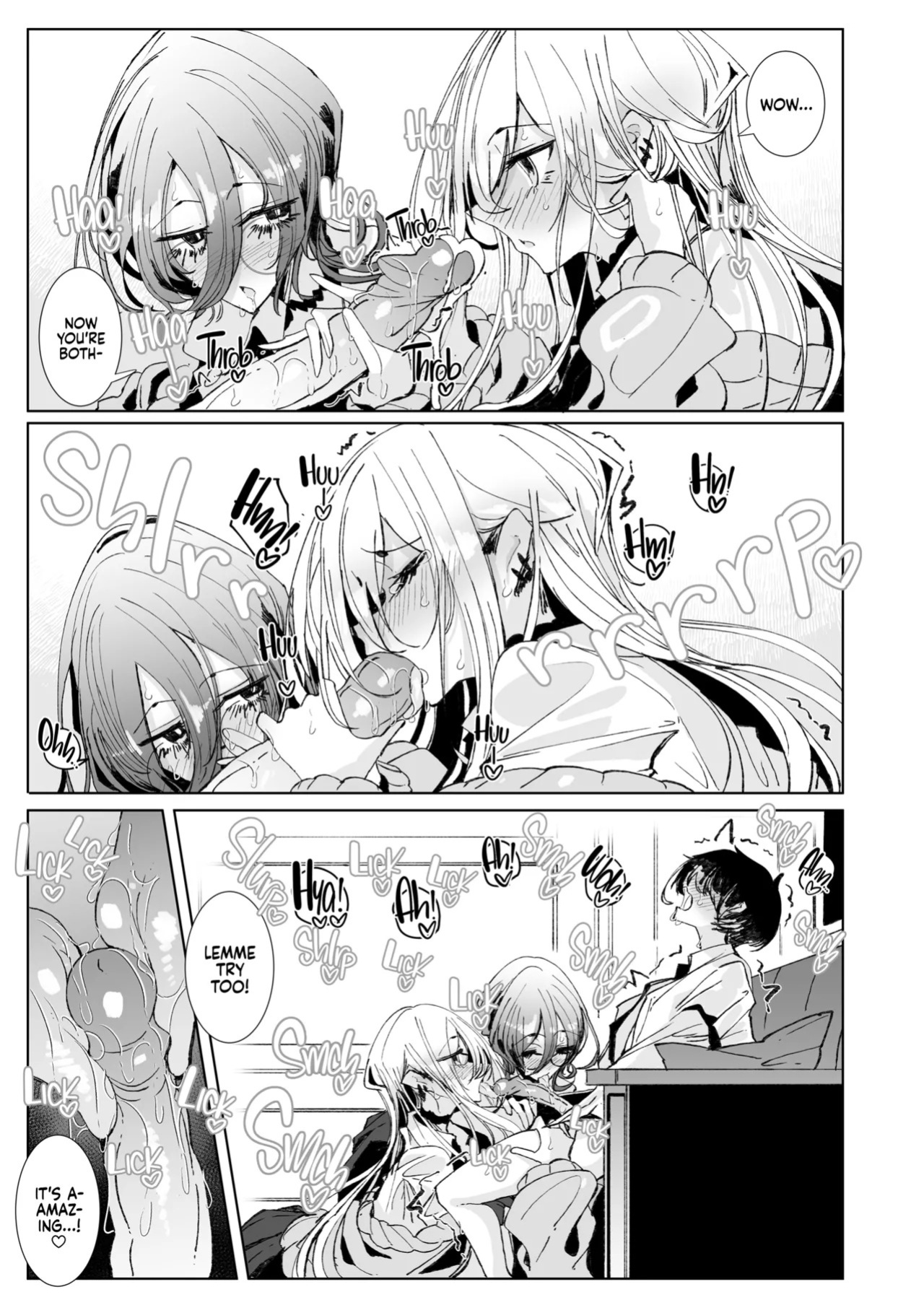 [Metro Notes (Tsumetoro)] Ja, Kyou kara Otaku-kun wa Watashi-tachi no Karepitte Koto de! | Sorry, Nerd, but You're Our BF Now! [English] {2d-market.com} [Decensored] [Digital]