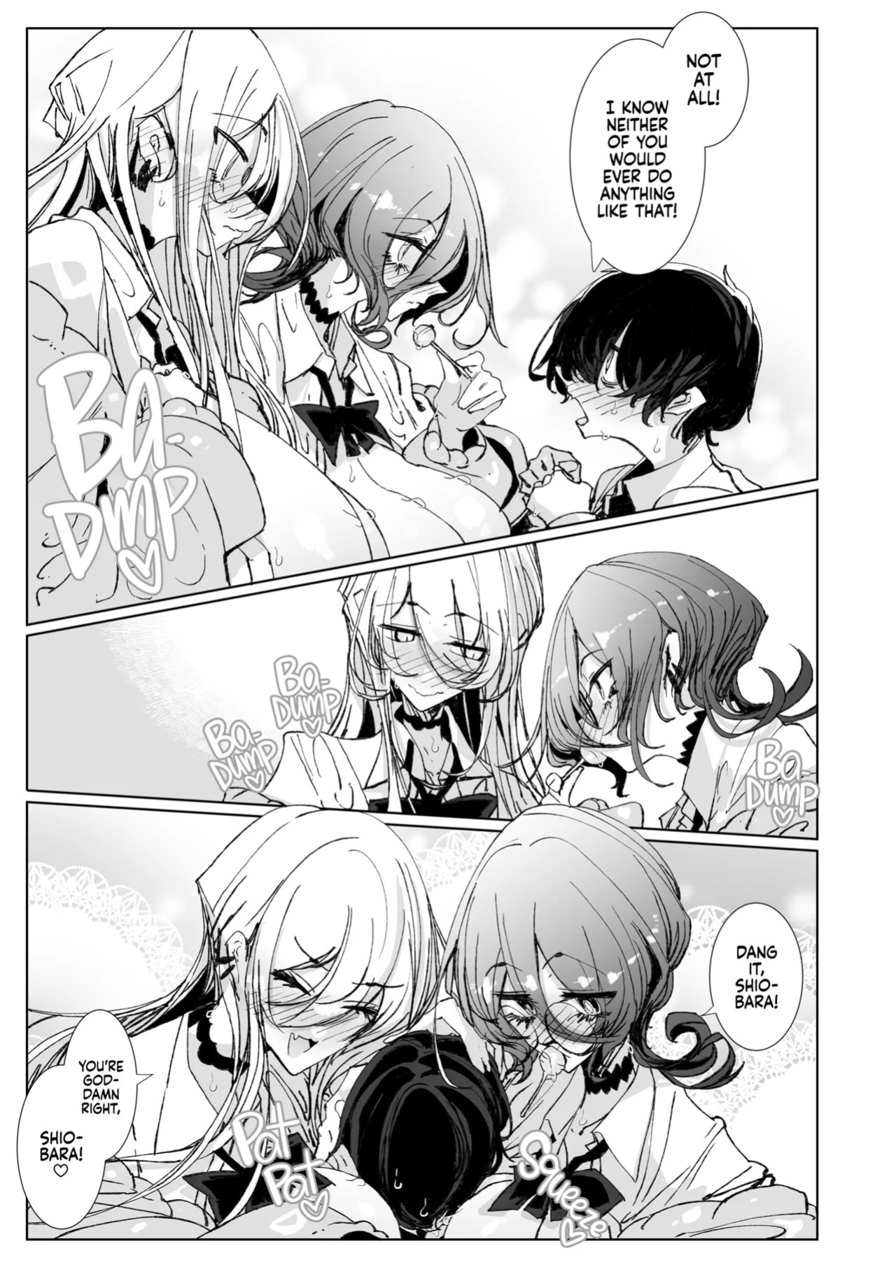[Metro Notes (Tsumetoro)] Ja, Kyou kara Otaku-kun wa Watashi-tachi no Karepitte Koto de! | Sorry, Nerd, but You're Our BF Now! [English] {2d-market.com} [Decensored] [Digital]