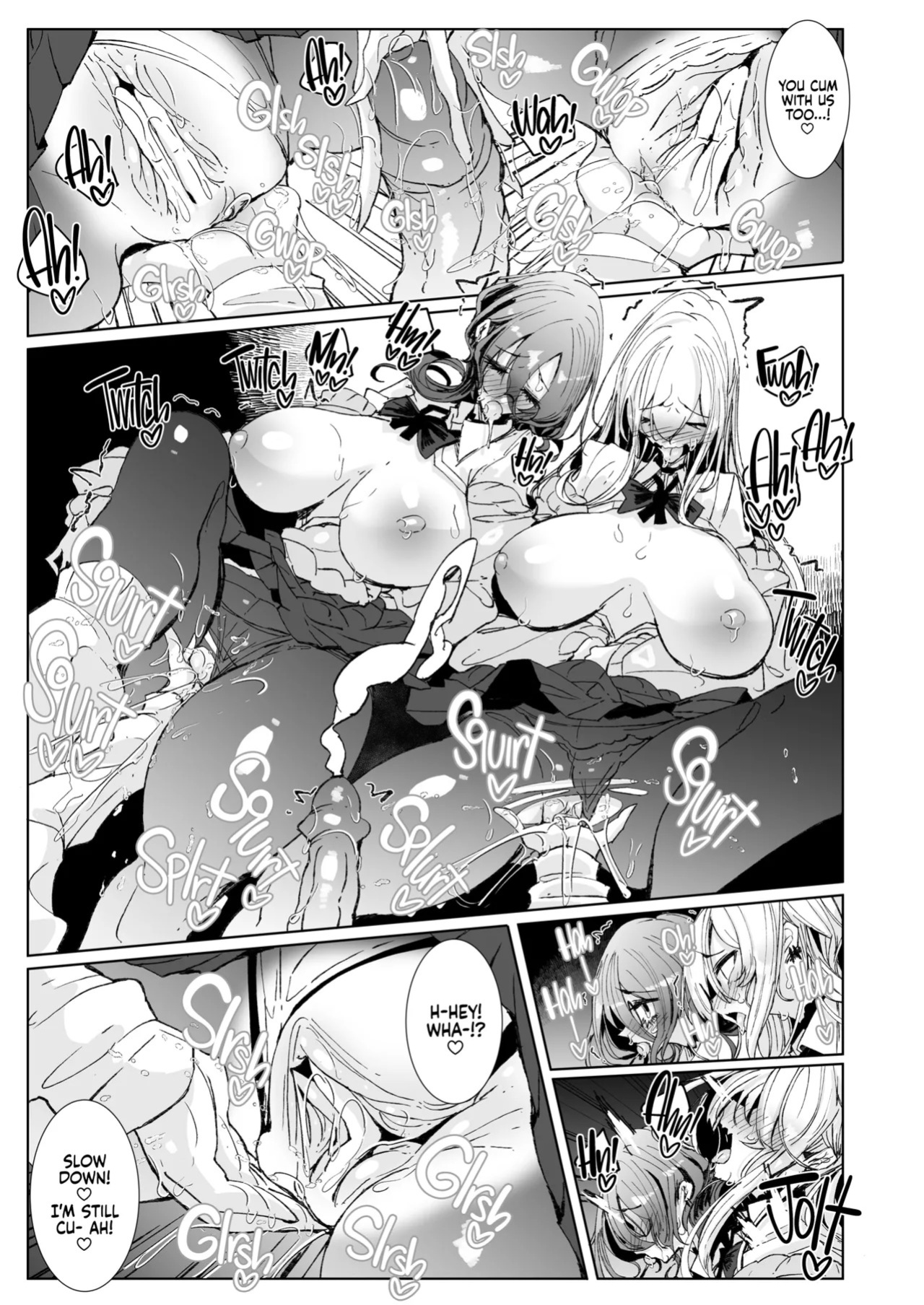 [Metro Notes (Tsumetoro)] Ja, Kyou kara Otaku-kun wa Watashi-tachi no Karepitte Koto de! | Sorry, Nerd, but You're Our BF Now! [English] {2d-market.com} [Decensored] [Digital]