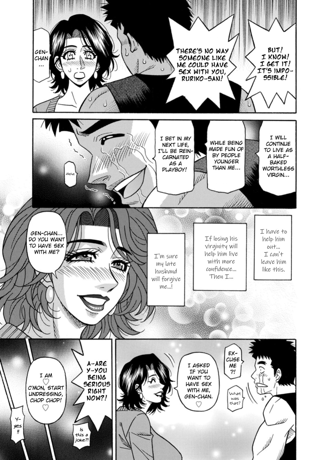 [Ozaki Akira] Miboujin Ana Ruriko no Hinichijou - Ch.1 [English] [Digital]