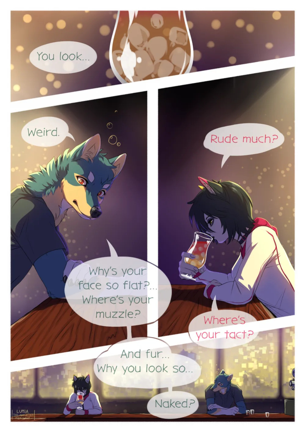 [Lumia the Marvelous Merchant (Milkforbones)] LIAR! LIAR! (Ongoing)