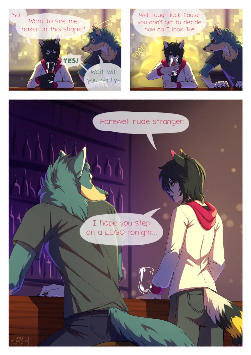 [Lumia the Marvelous Merchant (Milkforbones)] LIAR! LIAR! (Ongoing)