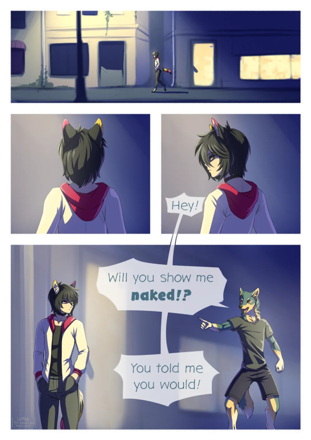 [Lumia the Marvelous Merchant (Milkforbones)] LIAR! LIAR! (Ongoing)