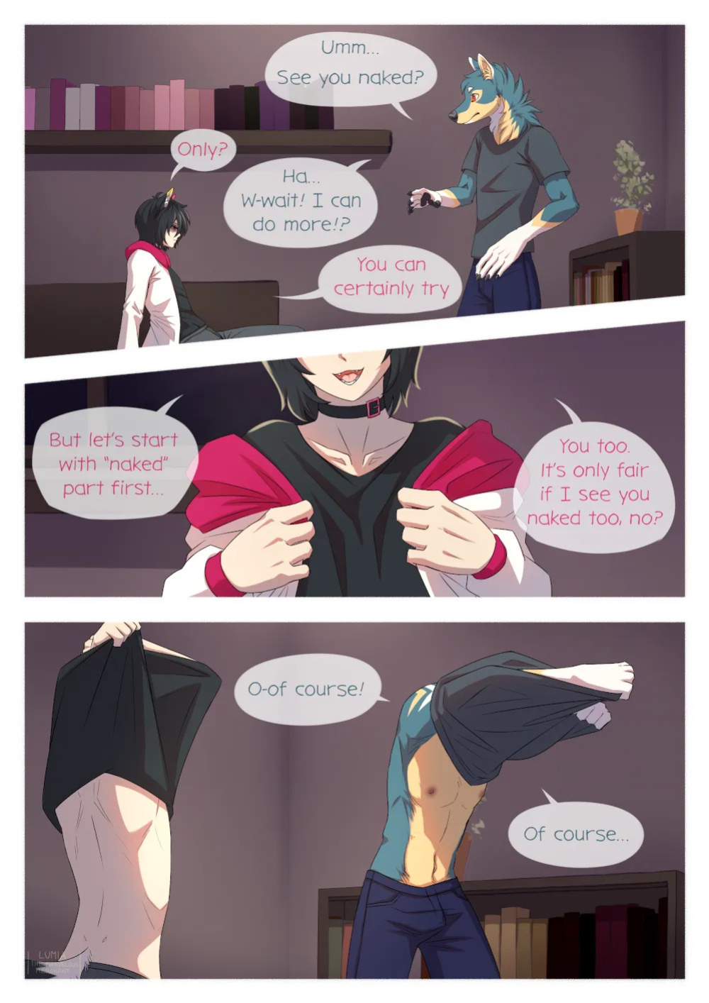 [Lumia the Marvelous Merchant (Milkforbones)] LIAR! LIAR! (Ongoing)