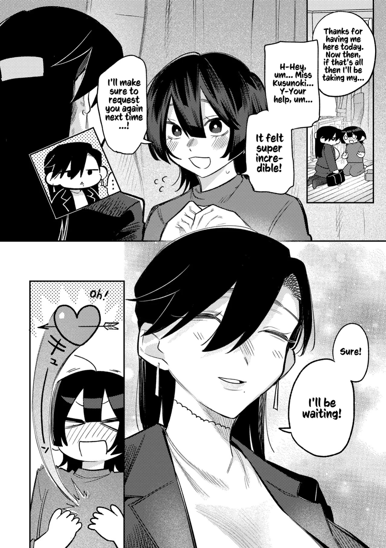 [Dozuke Taira Yuri Teikoku (Suzuo)] Muhyoujou Onee-san ni OnaSuppo shite Morau Hanashi - Masturbation Support Center Kusunoki | A Story Of Getting Masturbation Support From An Expressionless Older Woman - Ms. Kusunoki From The Masturbation Support Centre 