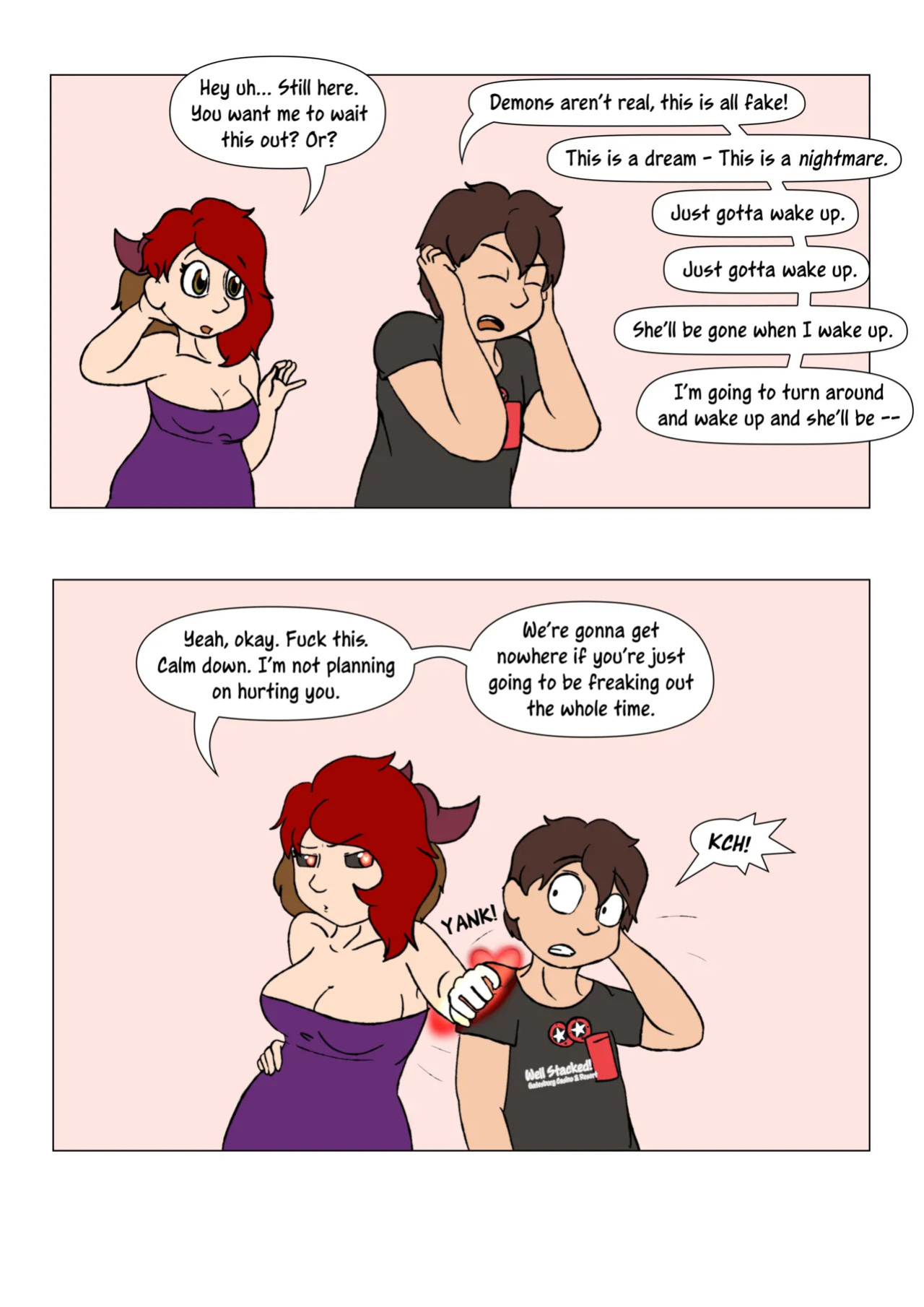 [LariUmbreon] Girl Me! How I Got Turned Into a Girl by a Desperate Succubus! (In Progress)