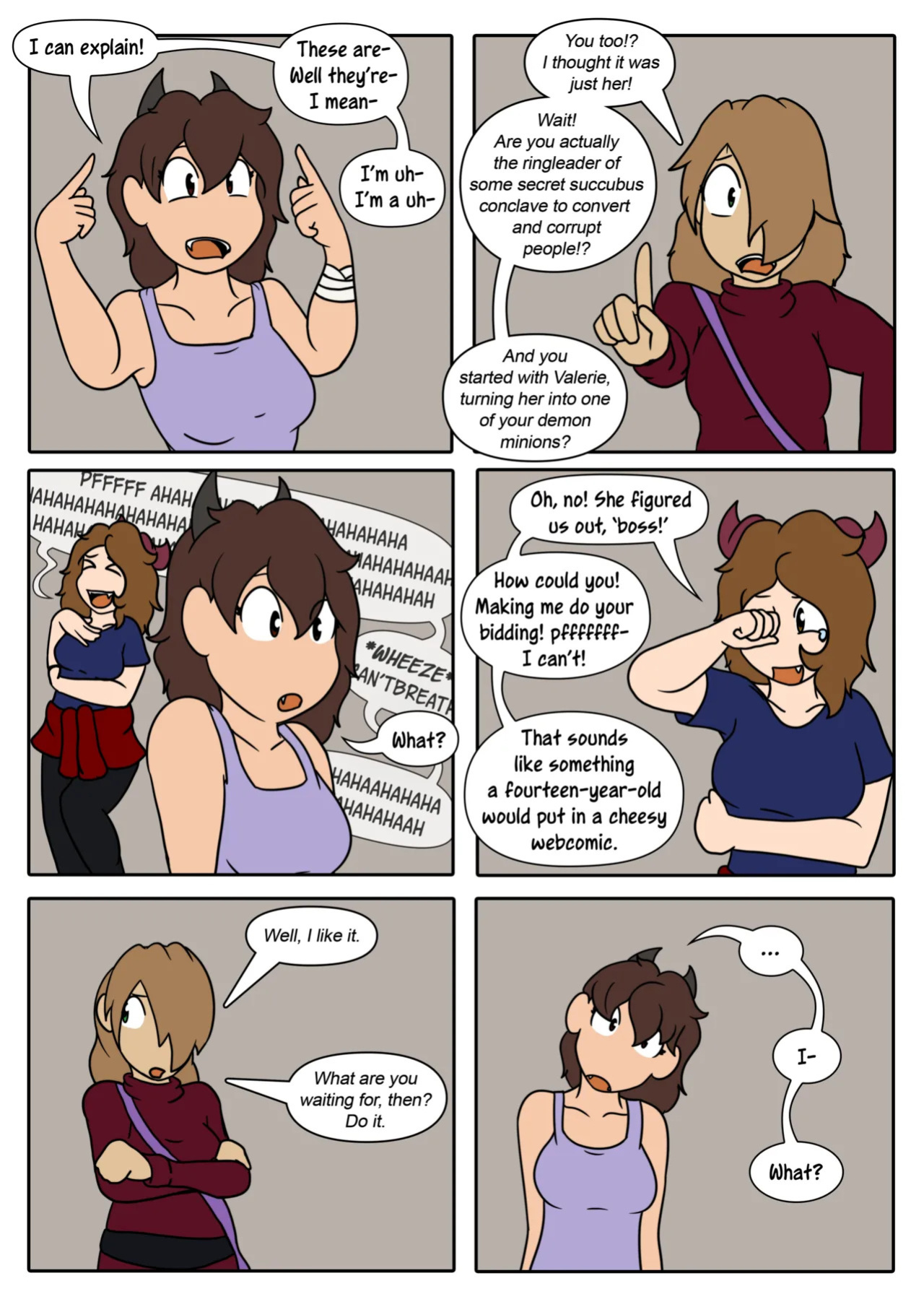 [LariUmbreon] Girl Me! How I Got Turned Into a Girl by a Desperate Succubus! (In Progress)