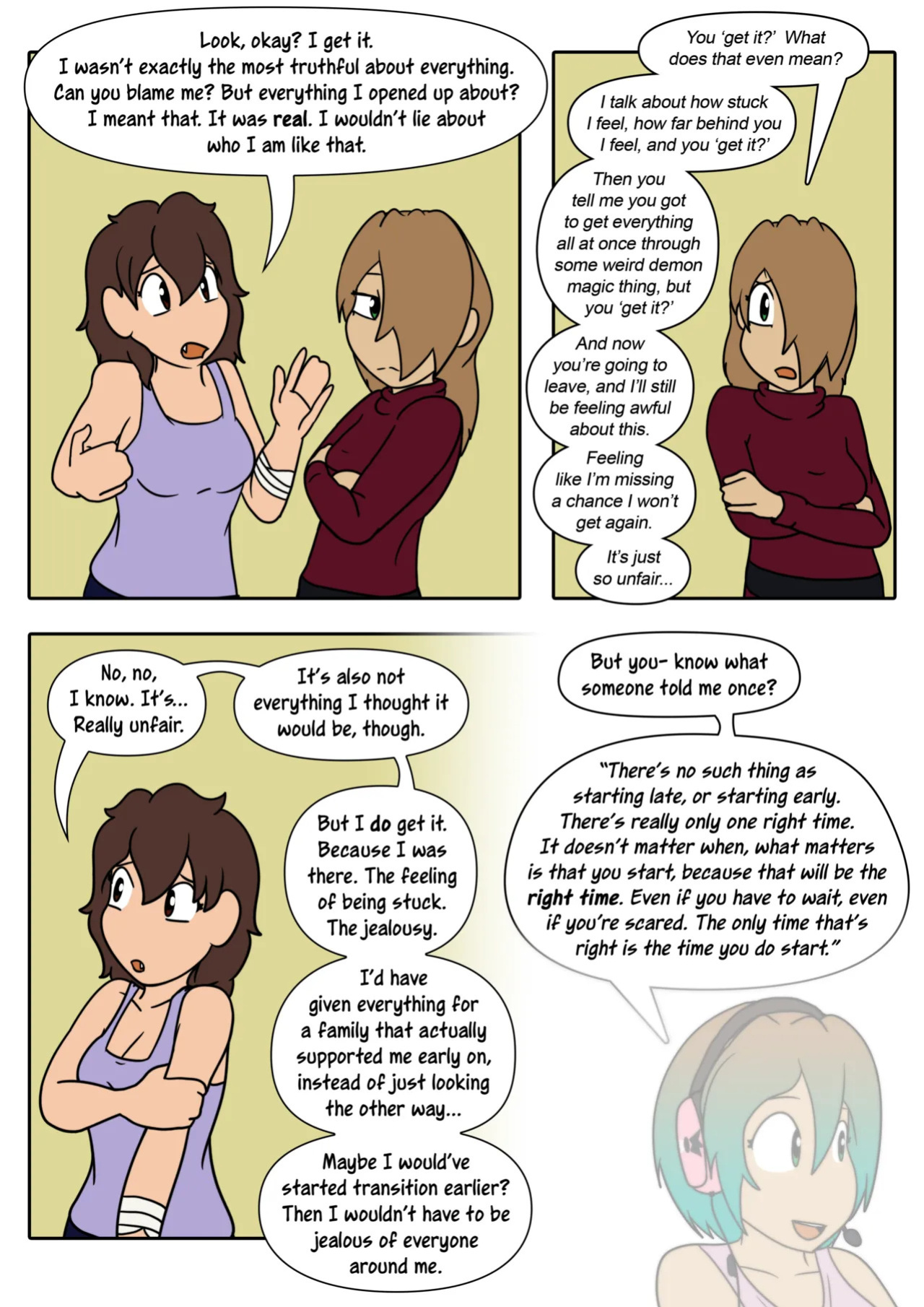 [LariUmbreon] Girl Me! How I Got Turned Into a Girl by a Desperate Succubus! (In Progress)