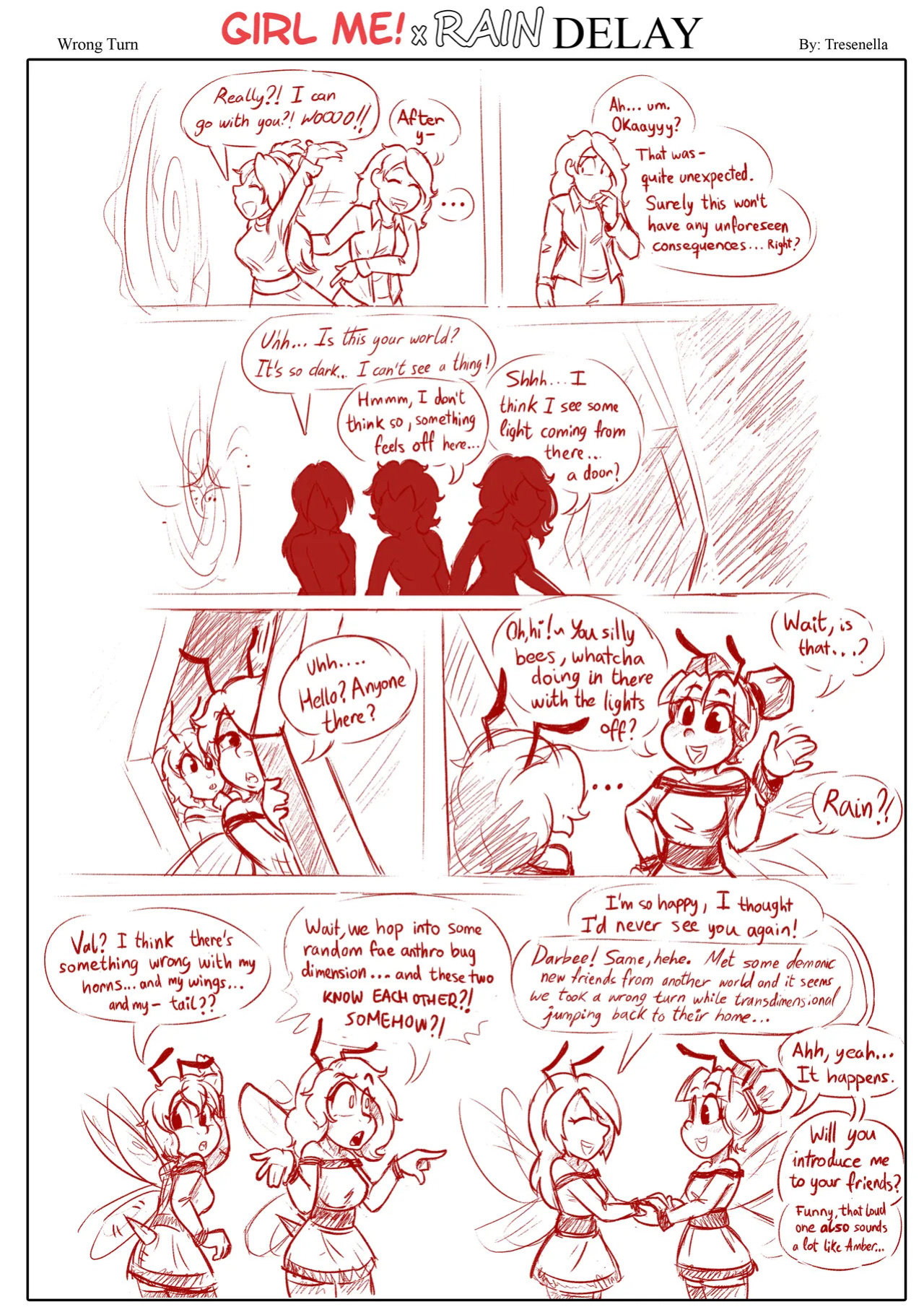 [LariUmbreon] Girl Me! How I Got Turned Into a Girl by a Desperate Succubus! (In Progress)