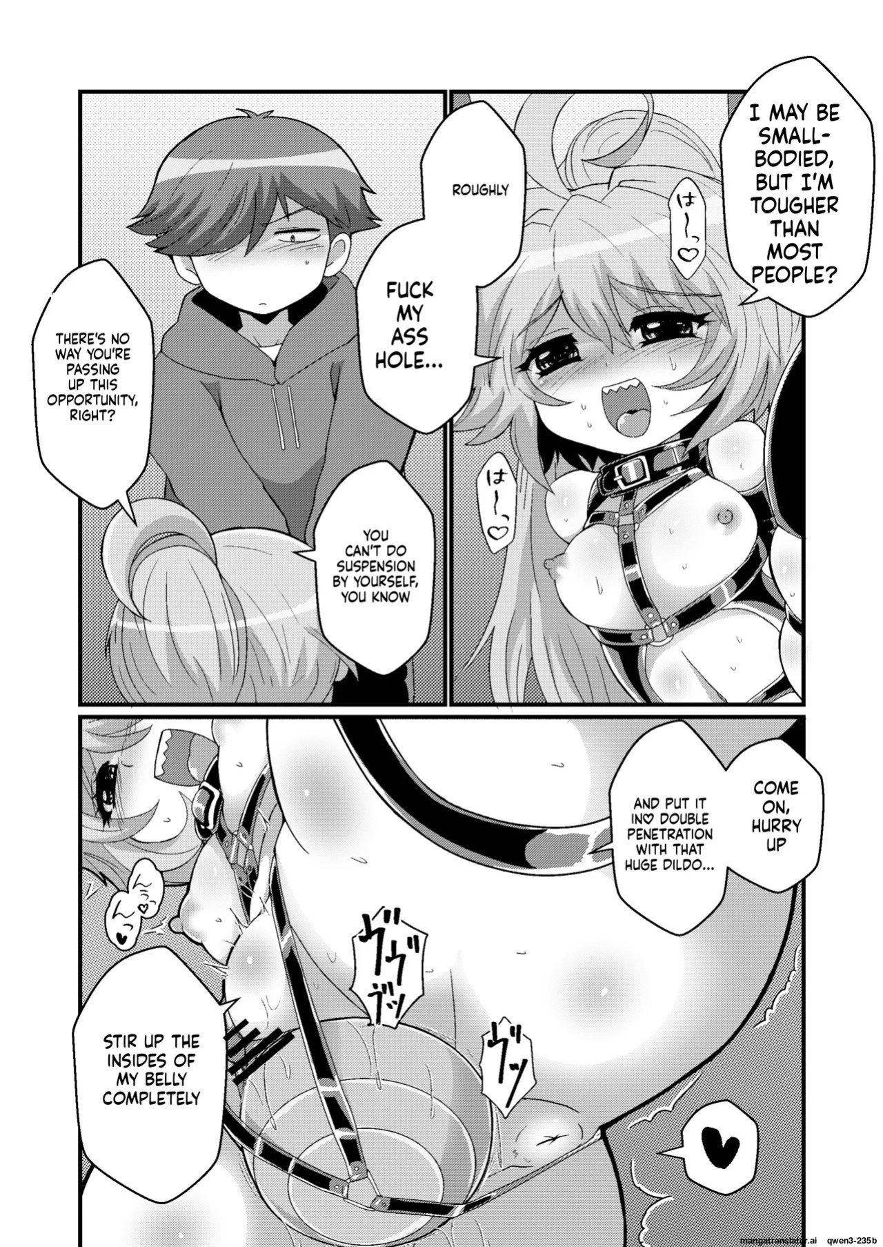 [Mocchara Hoge Hoge Kai (Zuler Daitouryou)] Uchi no Chiisai Joushi ga M Sugiru (SCANMTL)