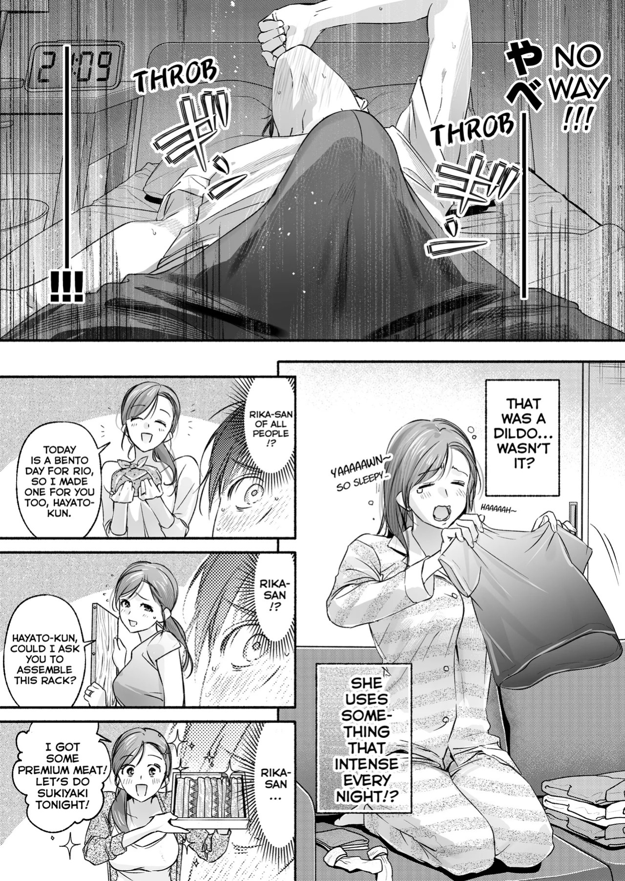 [Irodori Gyuunyuu 4.5% (Higashide Irodori)] Trop 1 ~ I'll Take the Post-Birth Virginity of a Married Woman Whose Masturbation Was Exposed~ [English][Ebs Shit Scans][Digital]