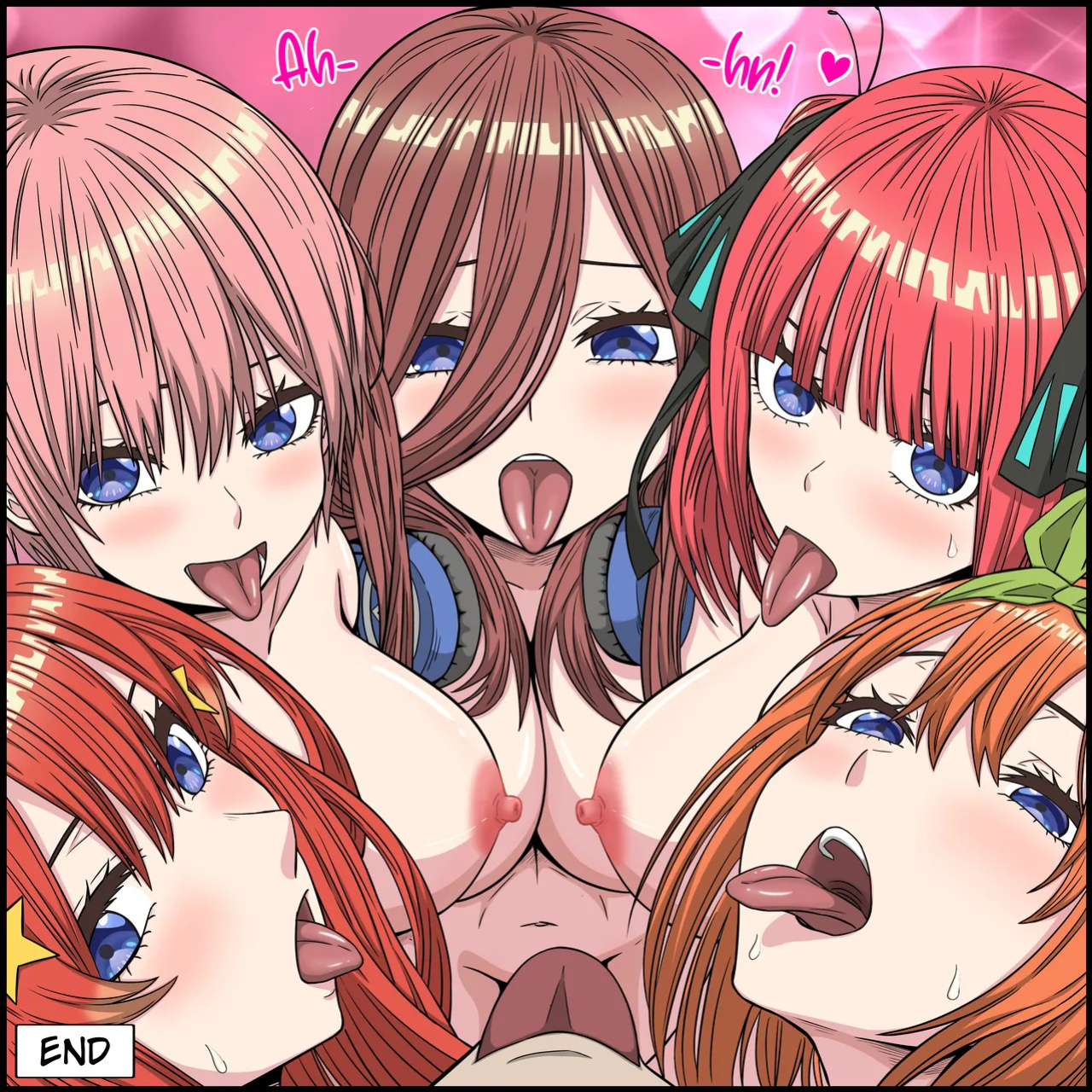 [Banana Style] An App Where You Can Have Sex With Anime Characters 23, Harem Chapter 2 (Gotoubun no Hanayome) [English]