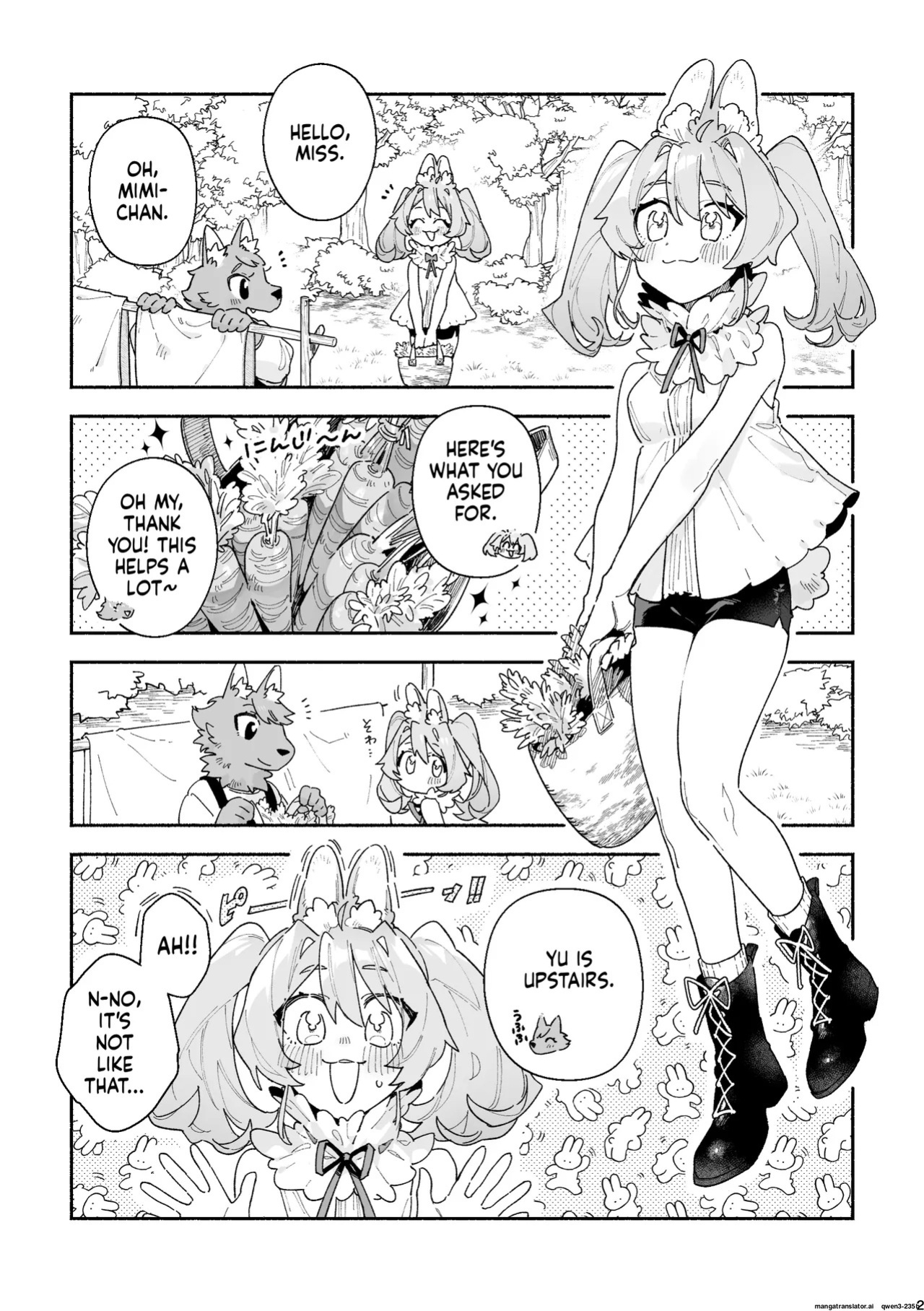 [pink carrot (usachanGET)] ♂ ga Uke. Usagi-chan x Ookami-kun (SCANMTL)