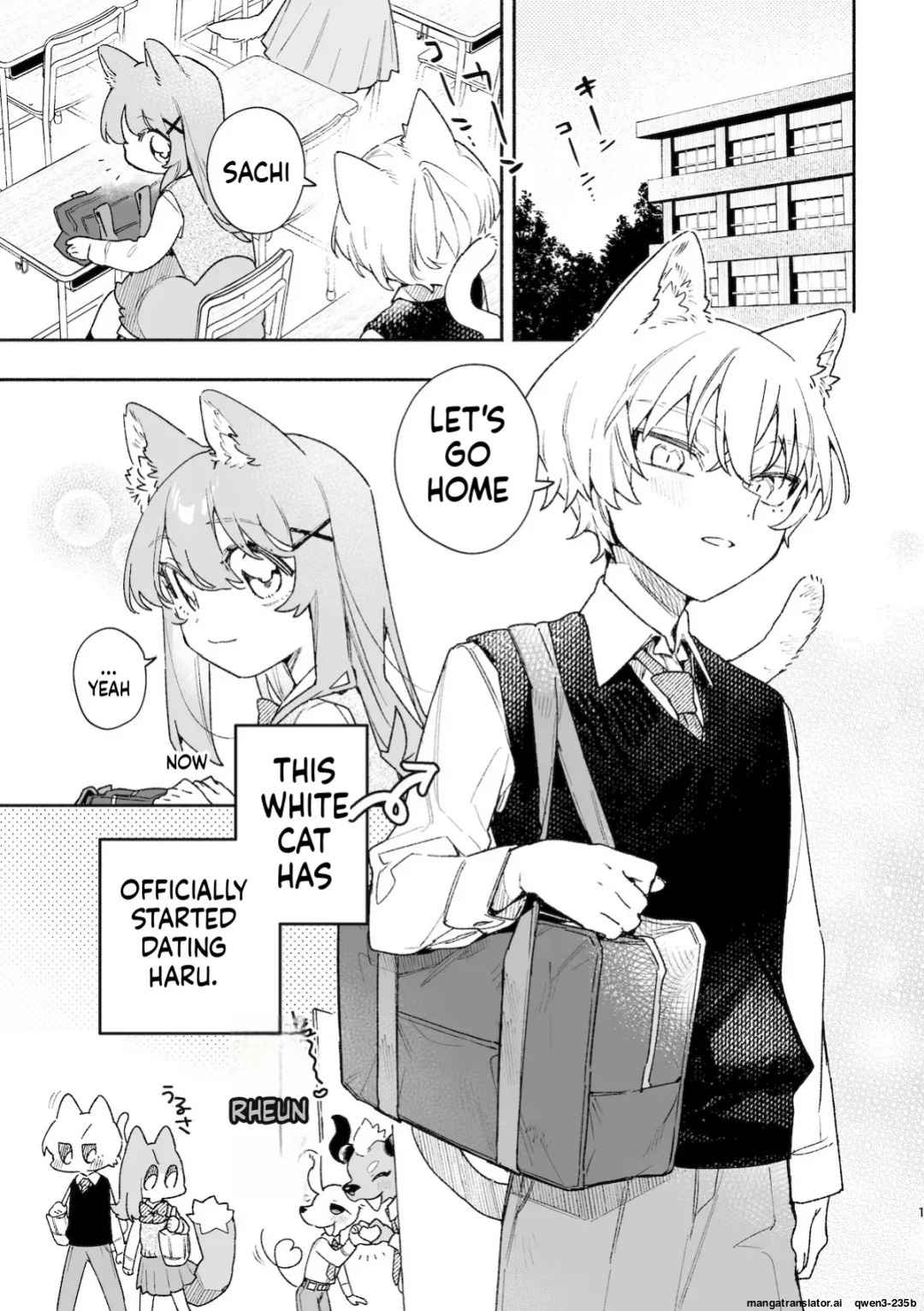 [usachanGET] ♂ ga Uke. Neko-chan x Neko-kun 2 (SCANMTL)