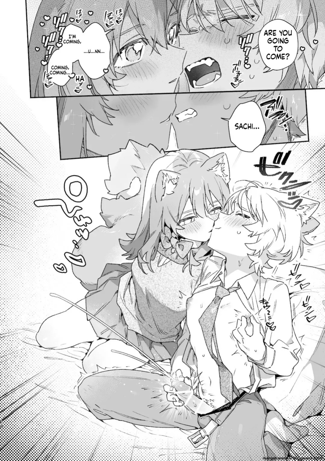 [usachanGET] ♂ ga Uke. Neko-chan x Neko-kun 2 (SCANMTL)