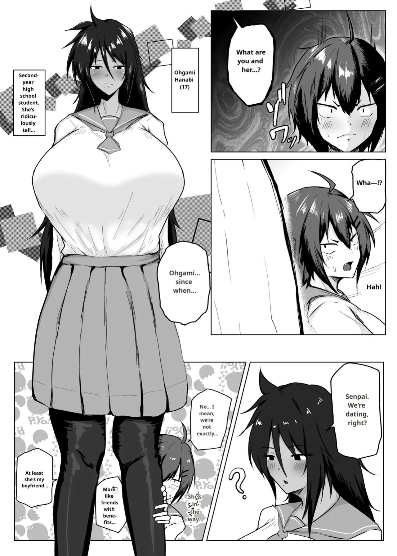 [Tar7mg (Amatsuga Shin)] Dekkai Kouhai to Chitchai Senpai [English] [MTL]