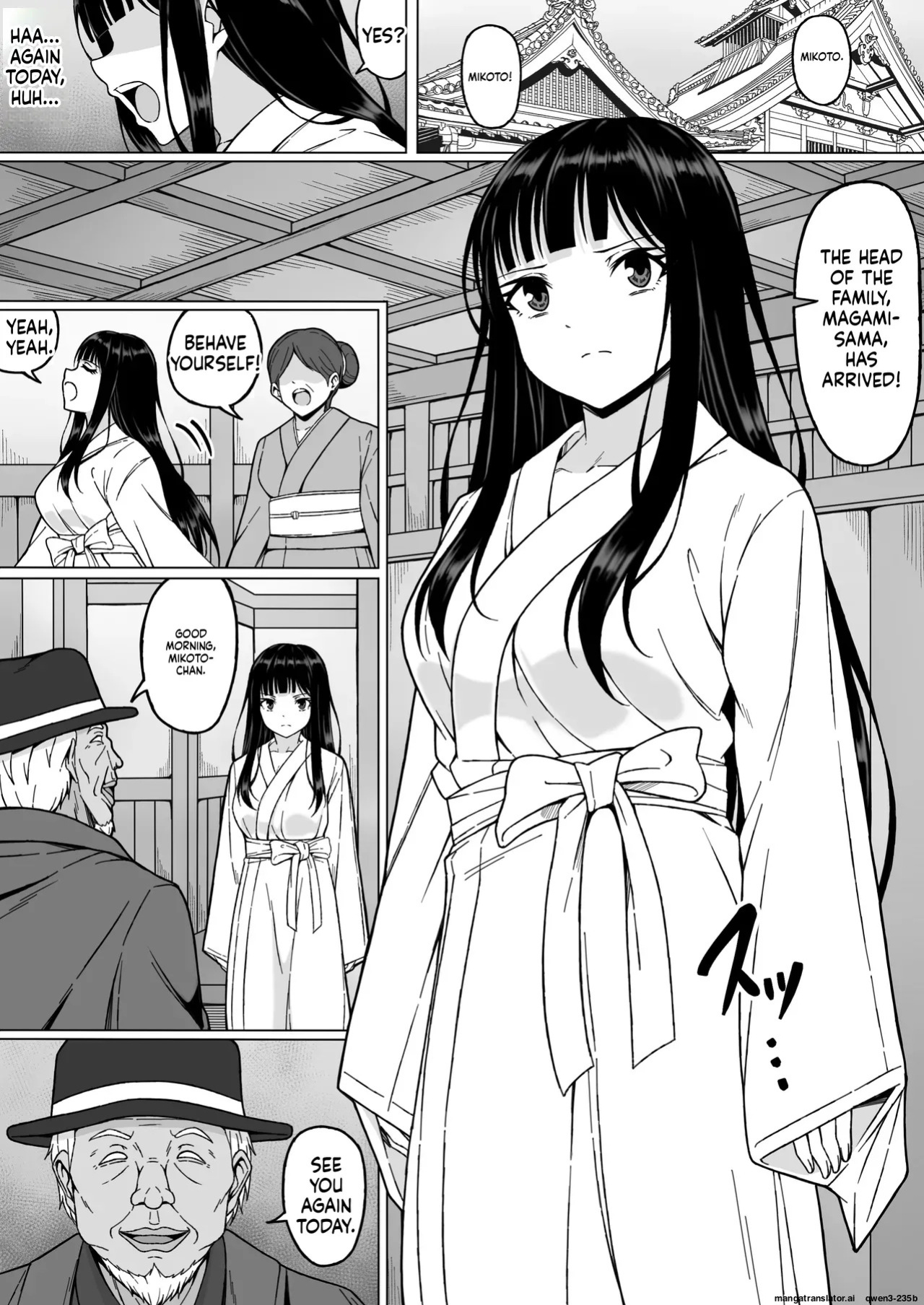 [Sawacream] Reibaishi Mikoto 2 Kairaku ni Zanpai su... Hentai Jijii to no Seikou no Gishiki de Ikikuruwasareru Shoujo no Karada (SCANMTL)