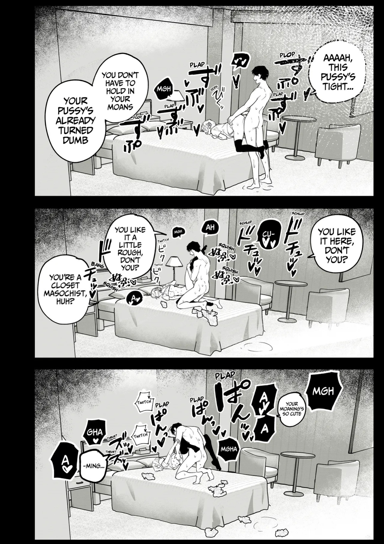 [Egaki Numa] Making a Cheeky Gyaru Understand with Raw Sugar Daddy Sex + Full-Color Edition (Namaiki na Gyaru Ane o Wakaraseru Hanashi) [English] [Sloppy Rizz Scans]