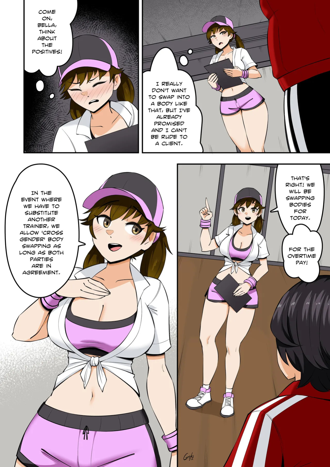 Kawaii Tsun'aho/ Swapping Gym Comic